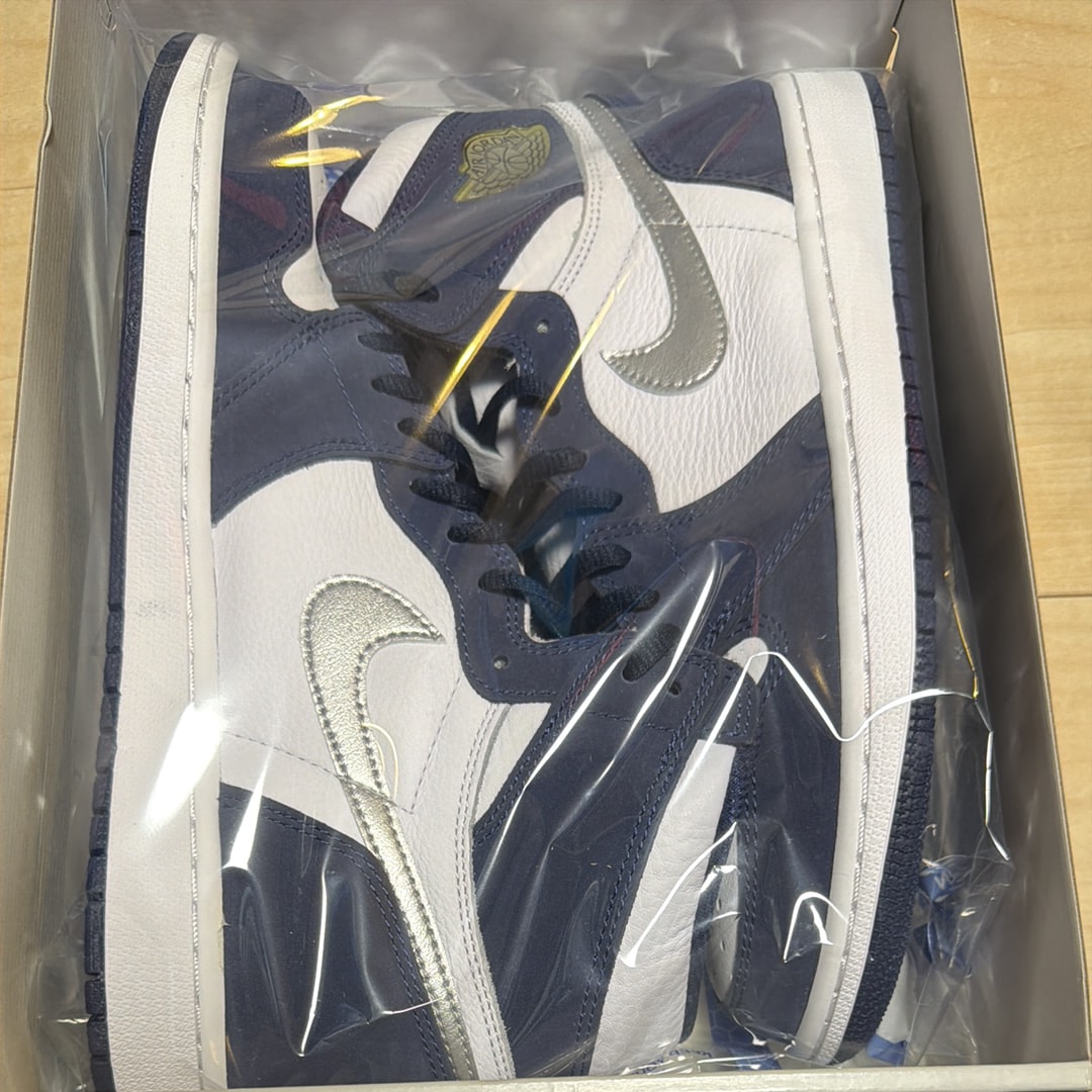 Nike Air Jordan 1 High OG CO.JP "White/Midnight Navy" (2020) (Standard Box)