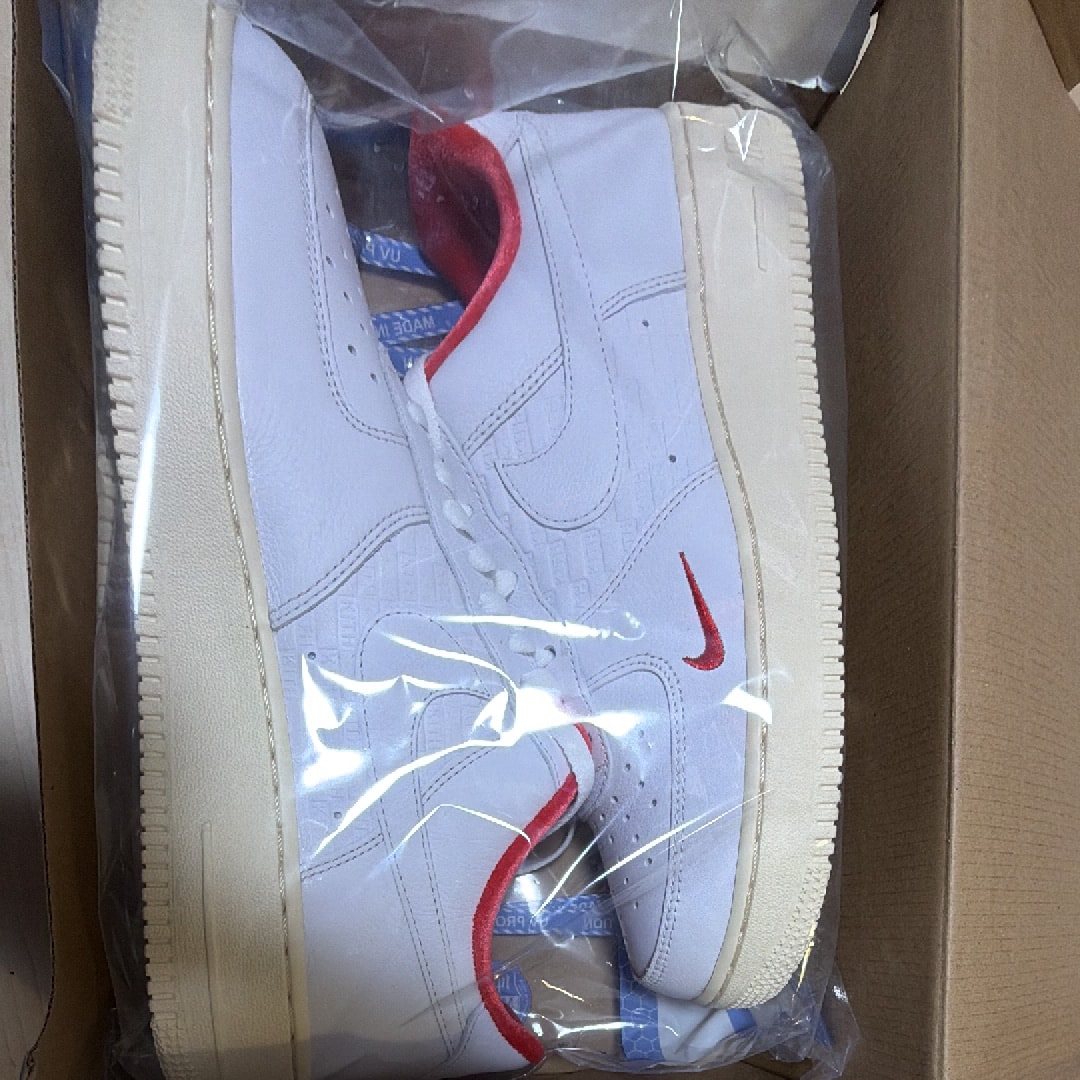 KITH × Nike Air Force 1 Low "White/Red"