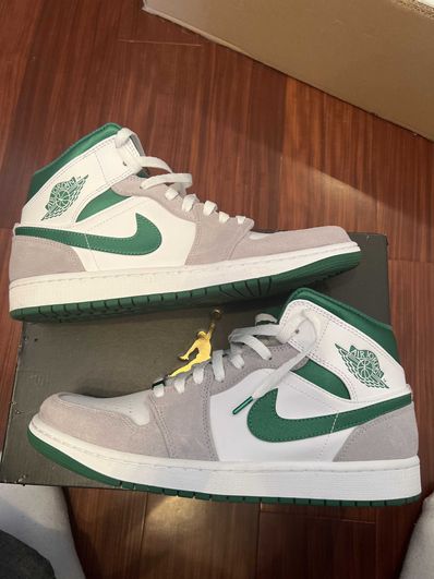 Nike Air Jordan 1 Mid "Green Grey White"