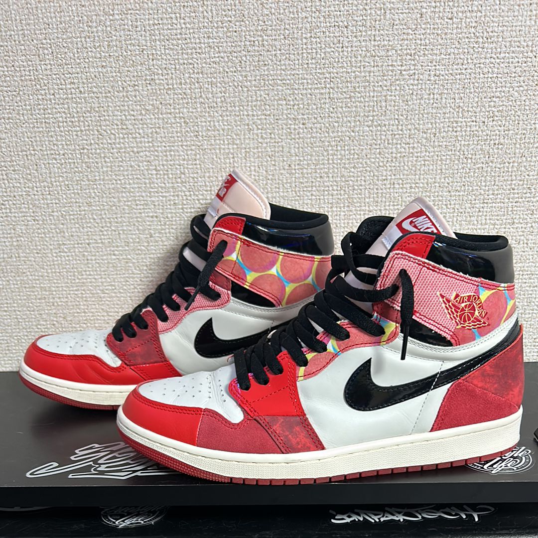 Spider-Man × Nike Air Jordan 1 Retro High OG SP "Spider-Man: Across the Spider-Verse/University Red"