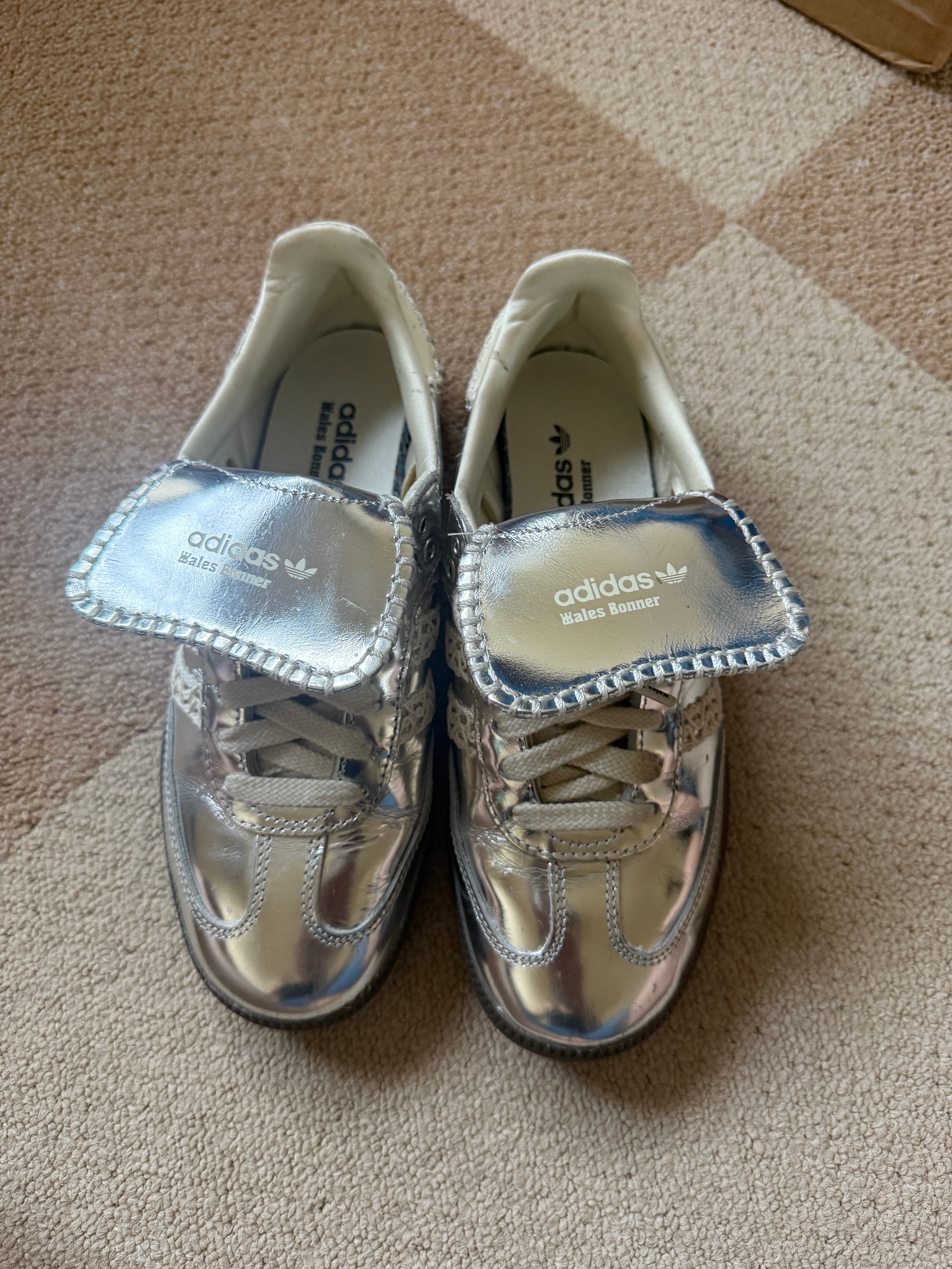 Wales Bonner × adidas Samba "Silver"