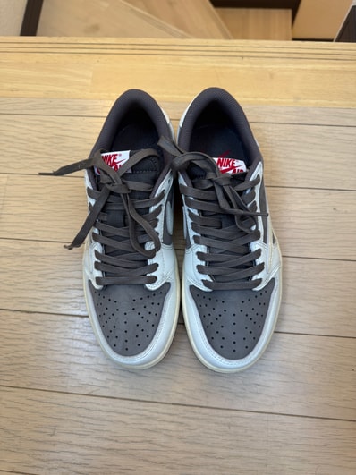 Travis Scott × Nike Air Jordan 1 Low OG SP "Reverse Mocha/Sail and Ridgerock"