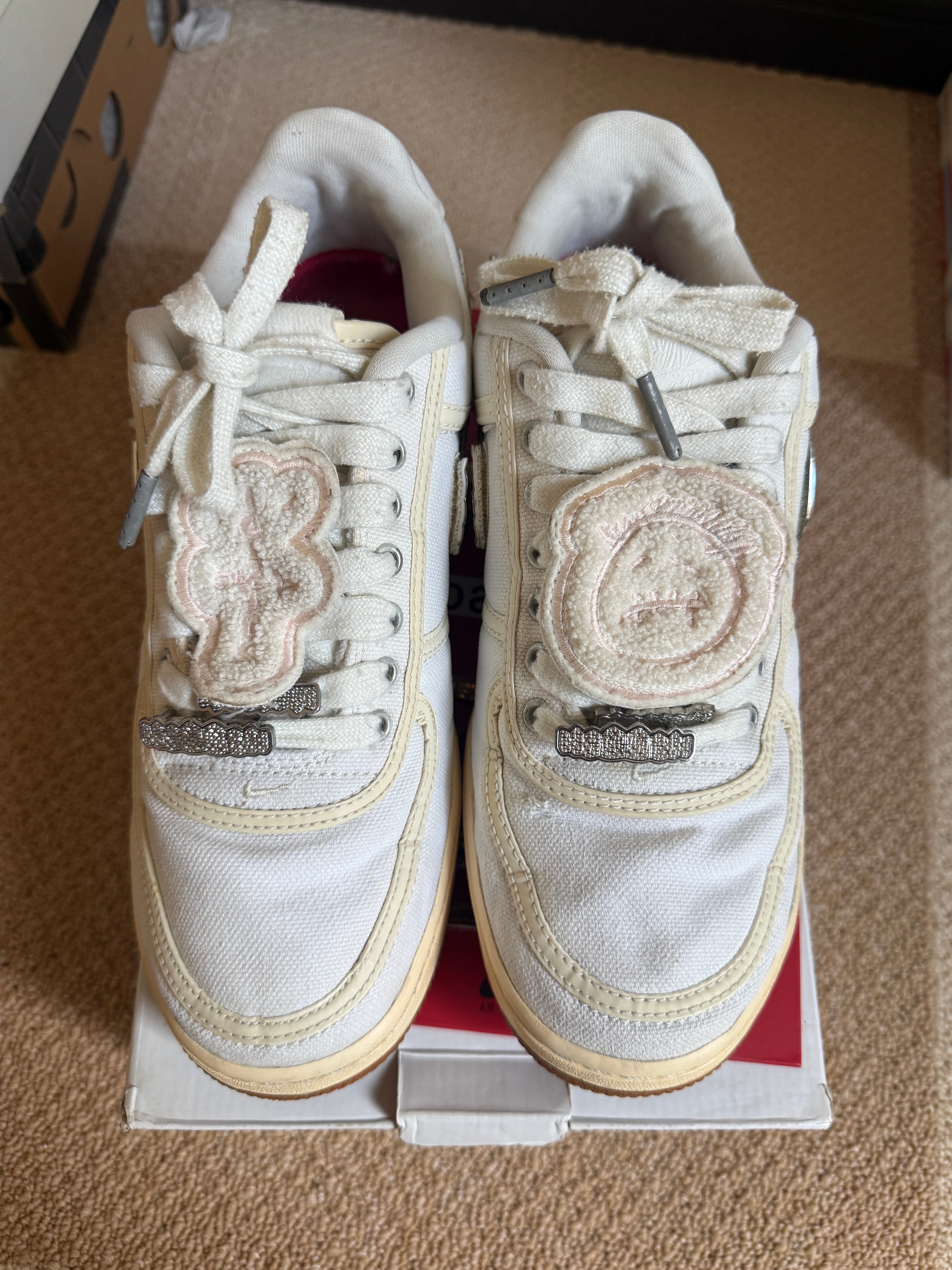 Travis Scott × Nike Air Force 1 Low "Sail"