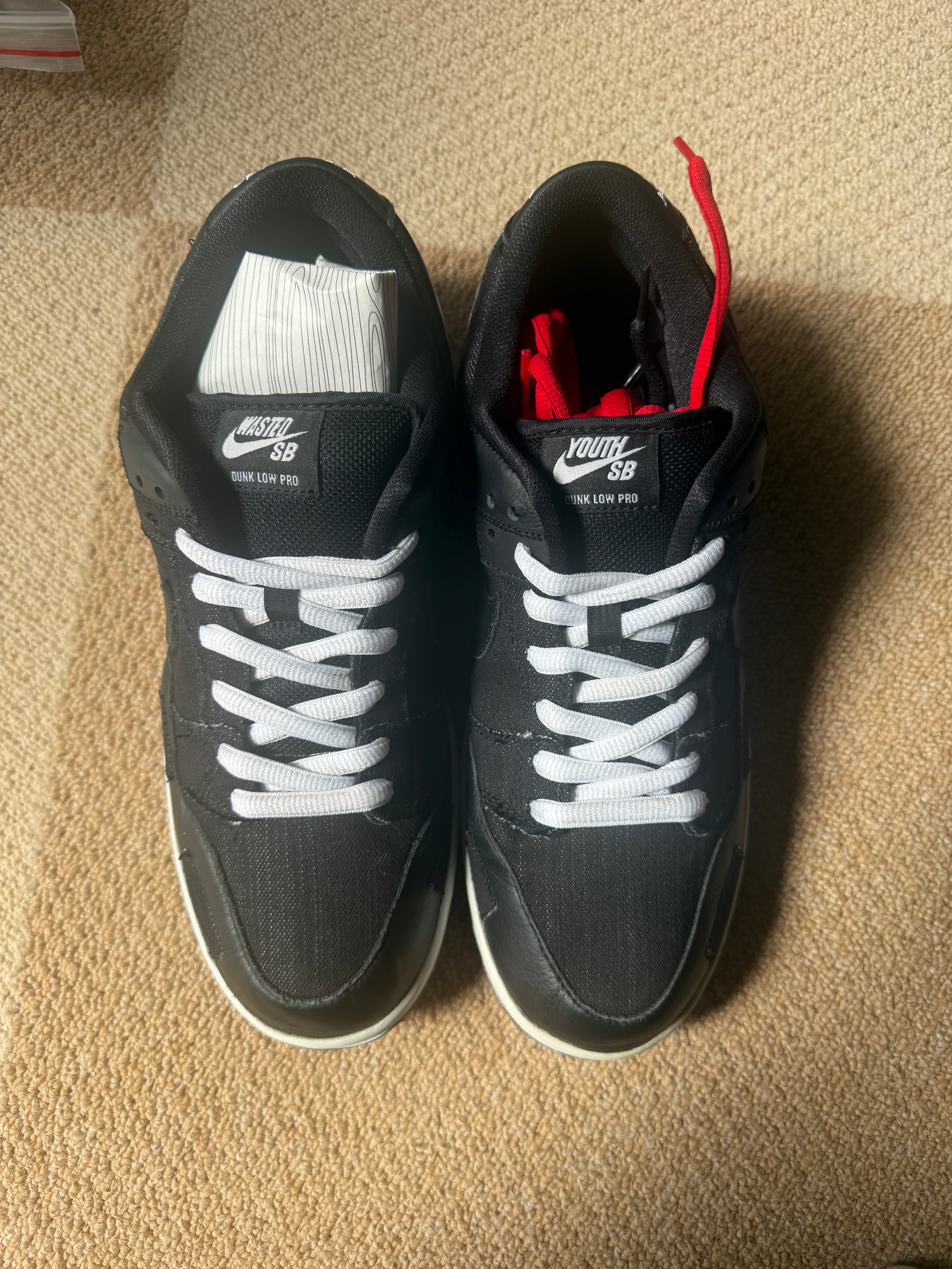 Wasted Youth × Nike SB Dunk Low "Black Denim" / VERDY