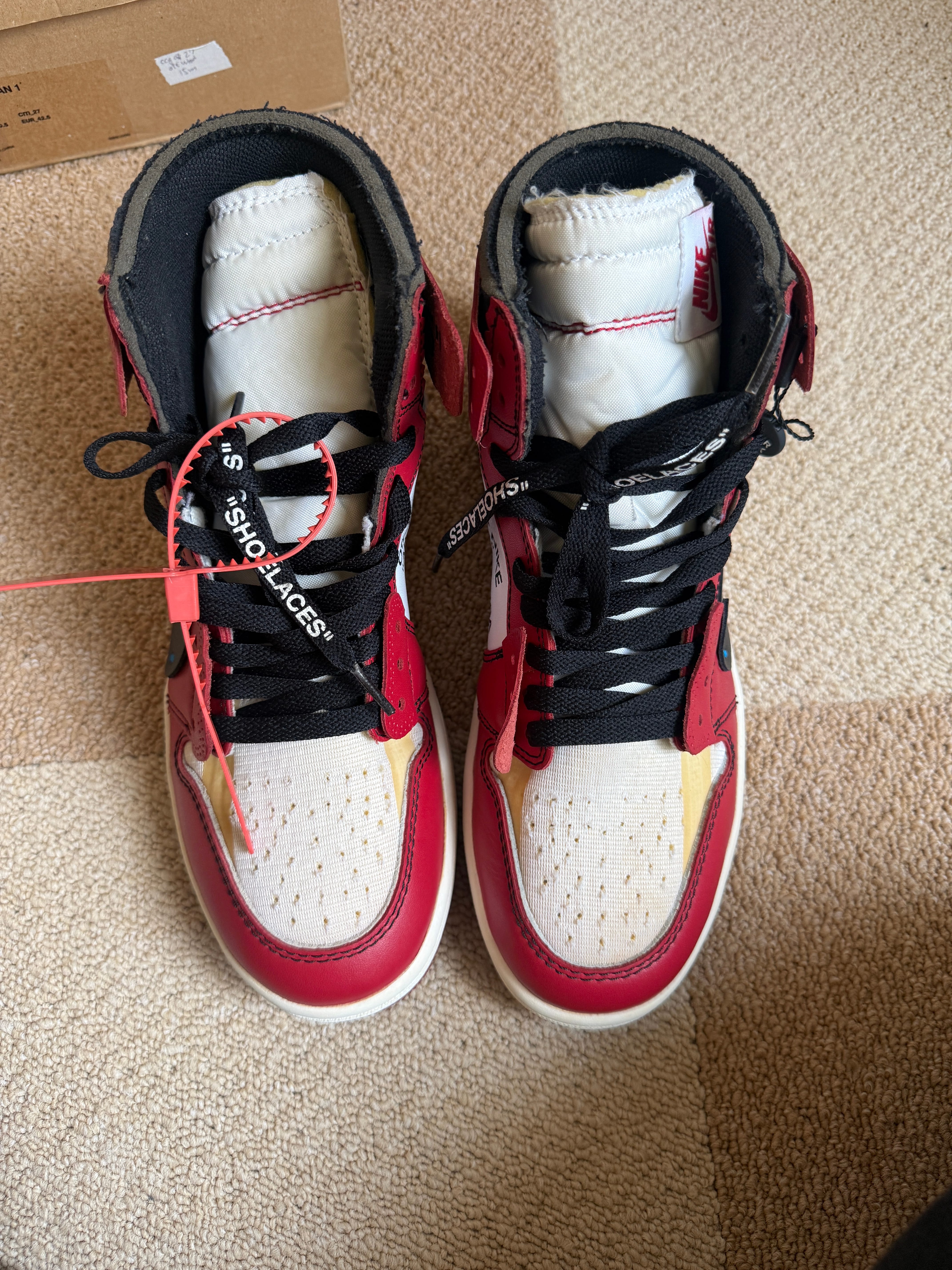 Off-White × Nike Air Jordan 1 Retro High The Ten "Chicago"