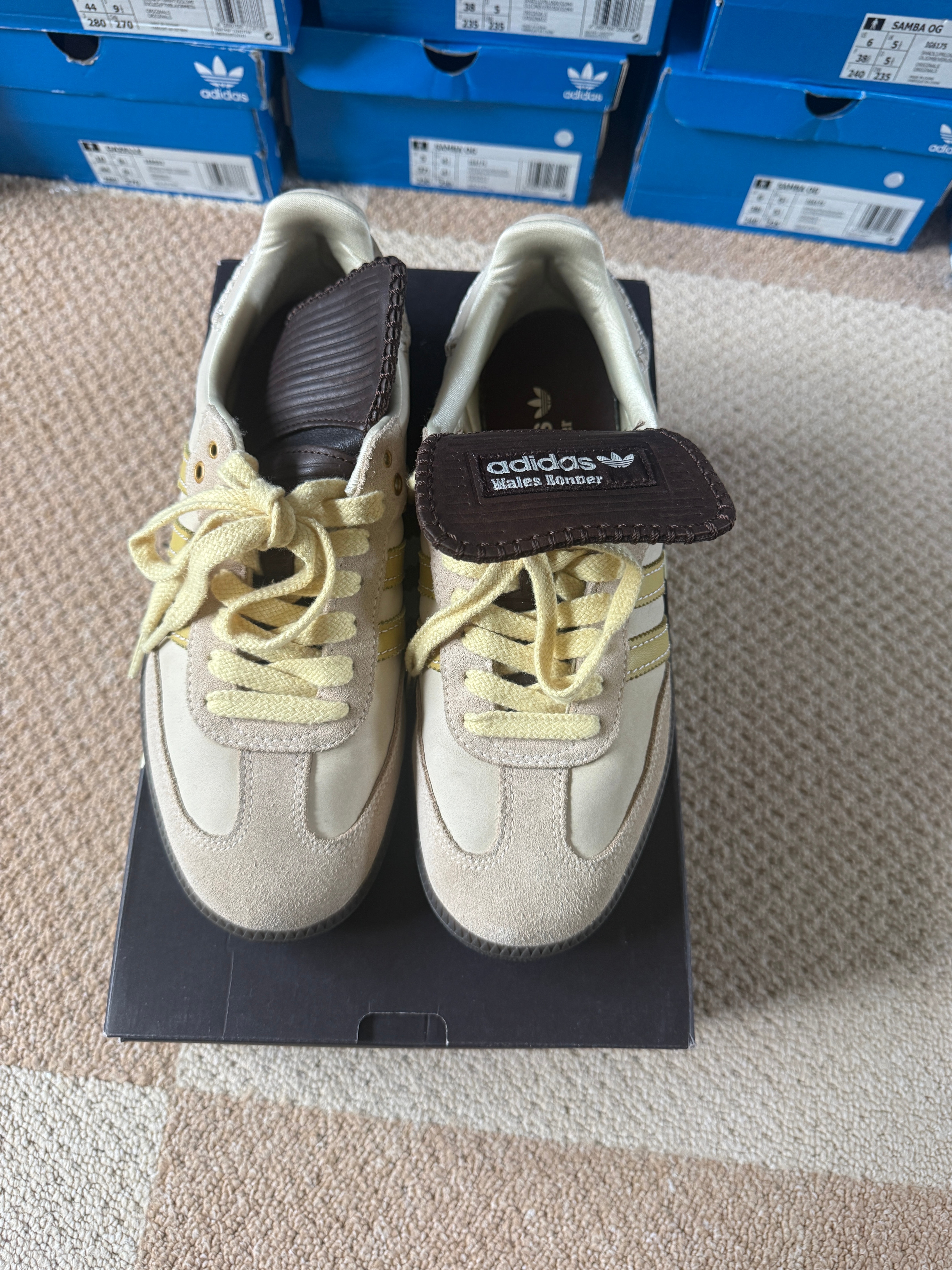 Wales Bonner × adidas Samba Nubuck "Beige"