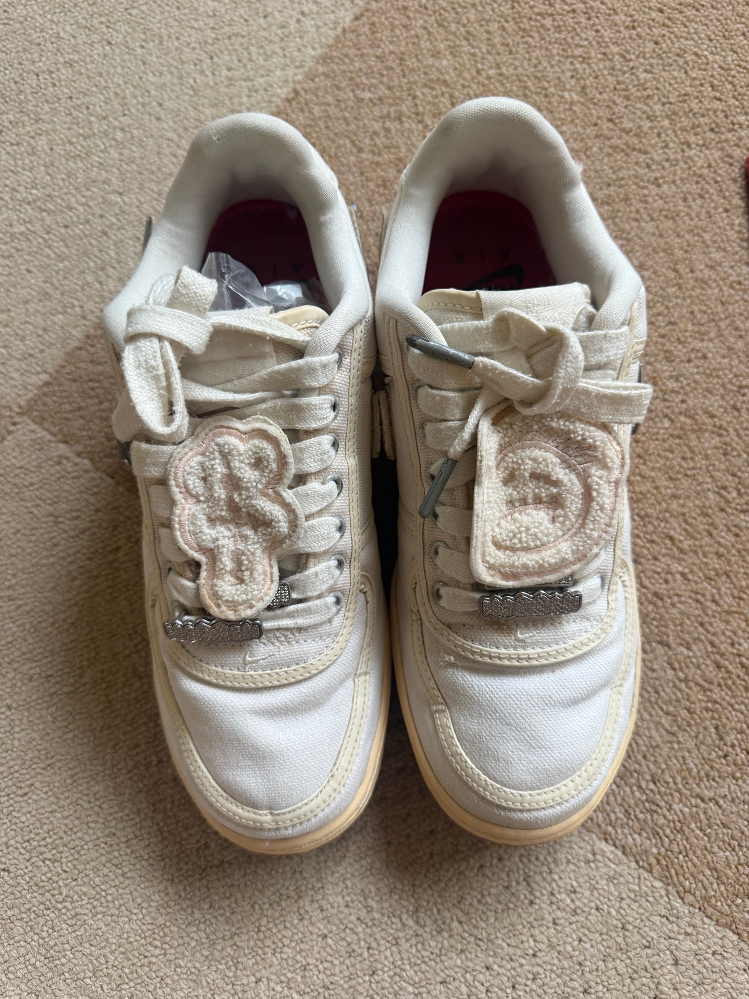 Travis Scott × Nike Air Force 1 Low "Sail"