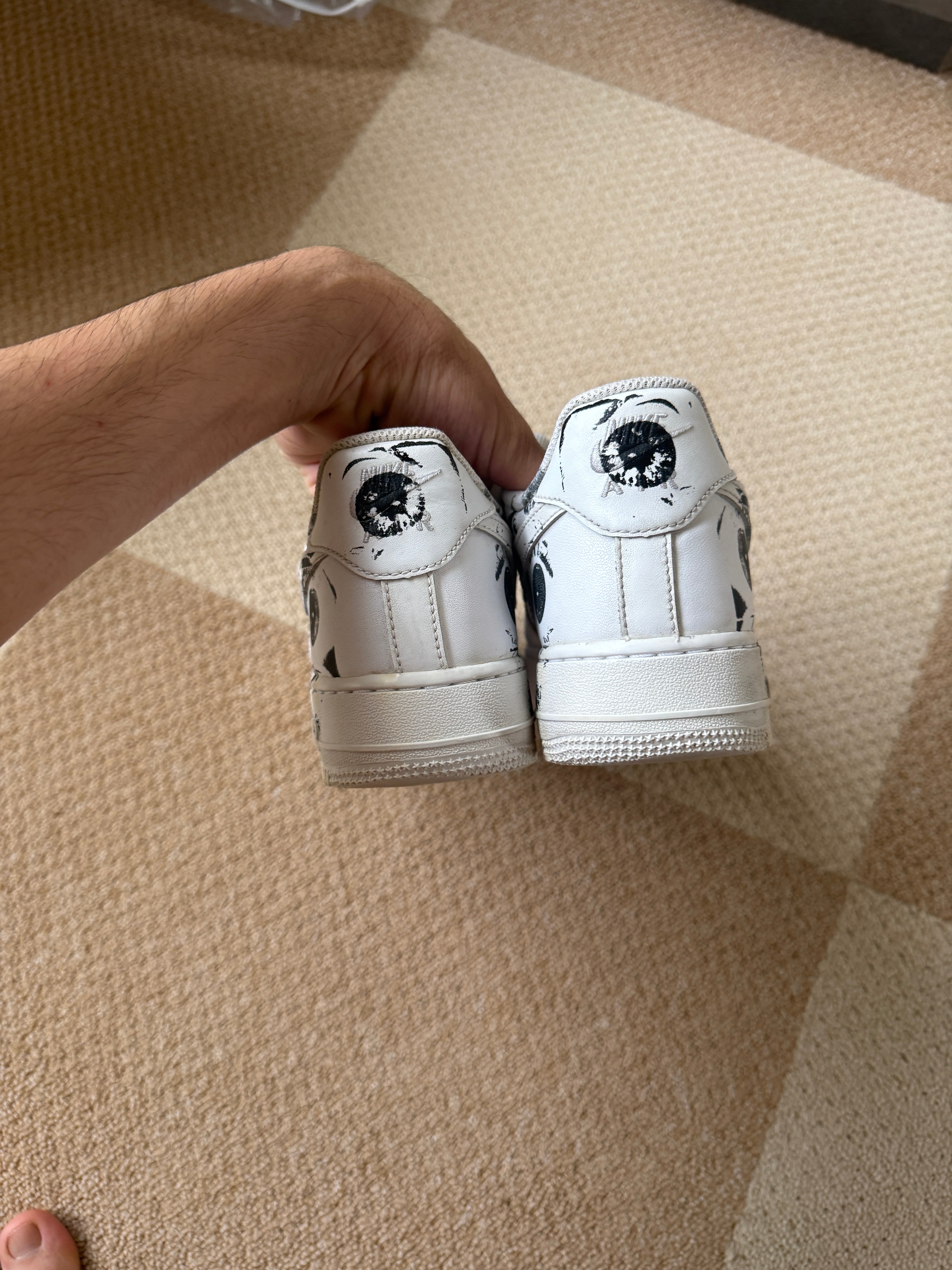 Supreme × COMME des GARCONS SHIRT × Nike Air Force 1 Low "White"