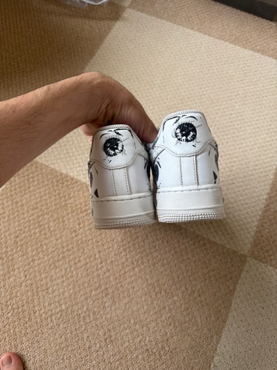 Supreme × COMME des GARCONS SHIRT × Nike Air Force 1 Low "White"