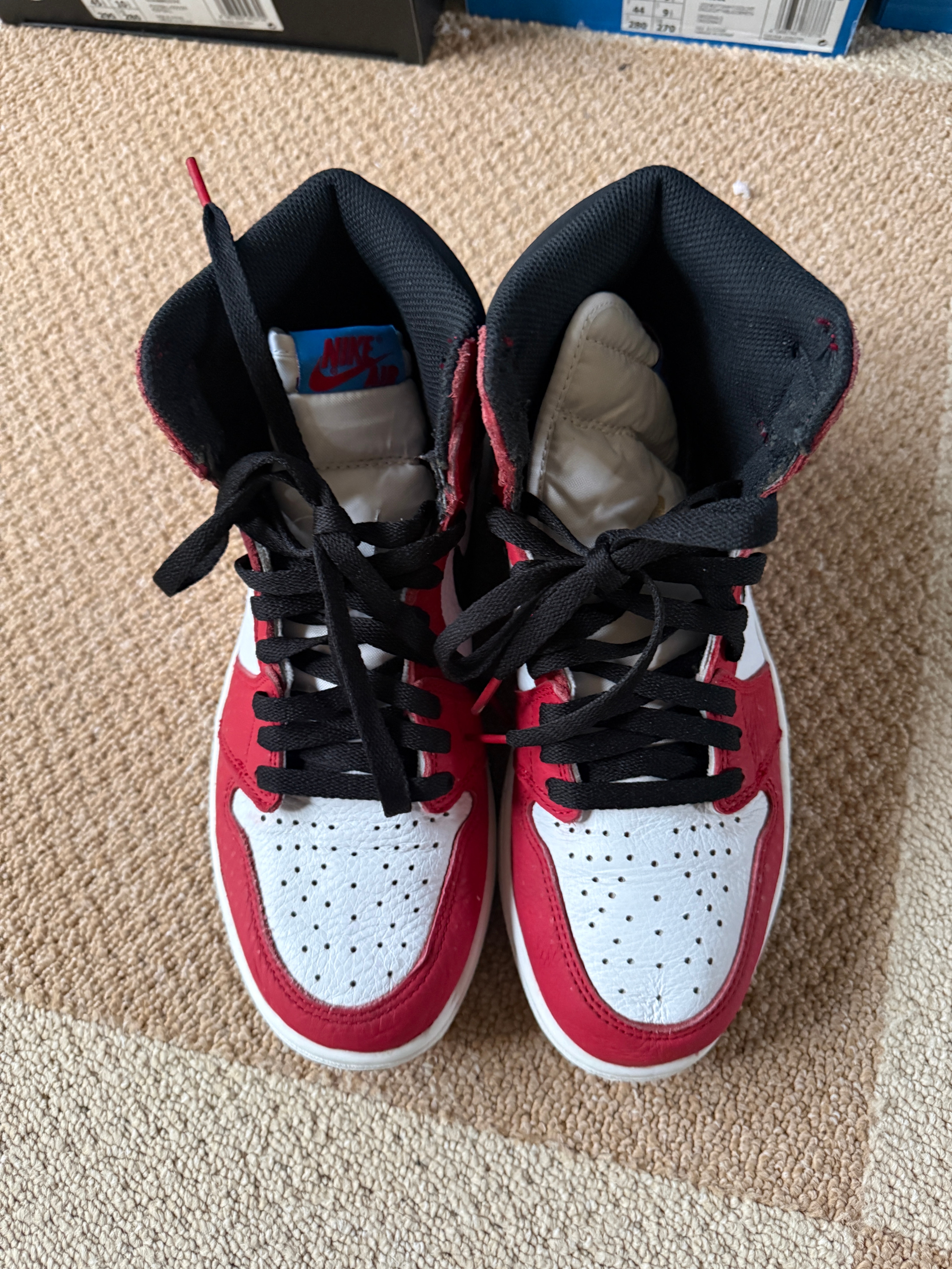 Spiderman × Nike Air Jordan 1 Origin Story "Gym Red/White/Photo Blue/Black"