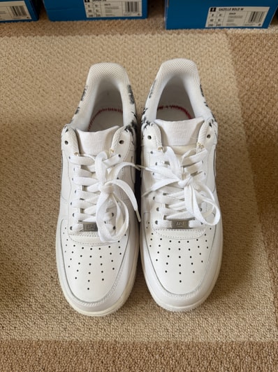 Supreme × COMME des GARCONS SHIRT × Nike Air Force 1 Low "White"