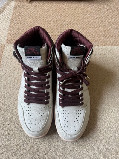 A Ma Maniere × Nike Air Jordan 1 Retro High OG "Sail and Burgundy"