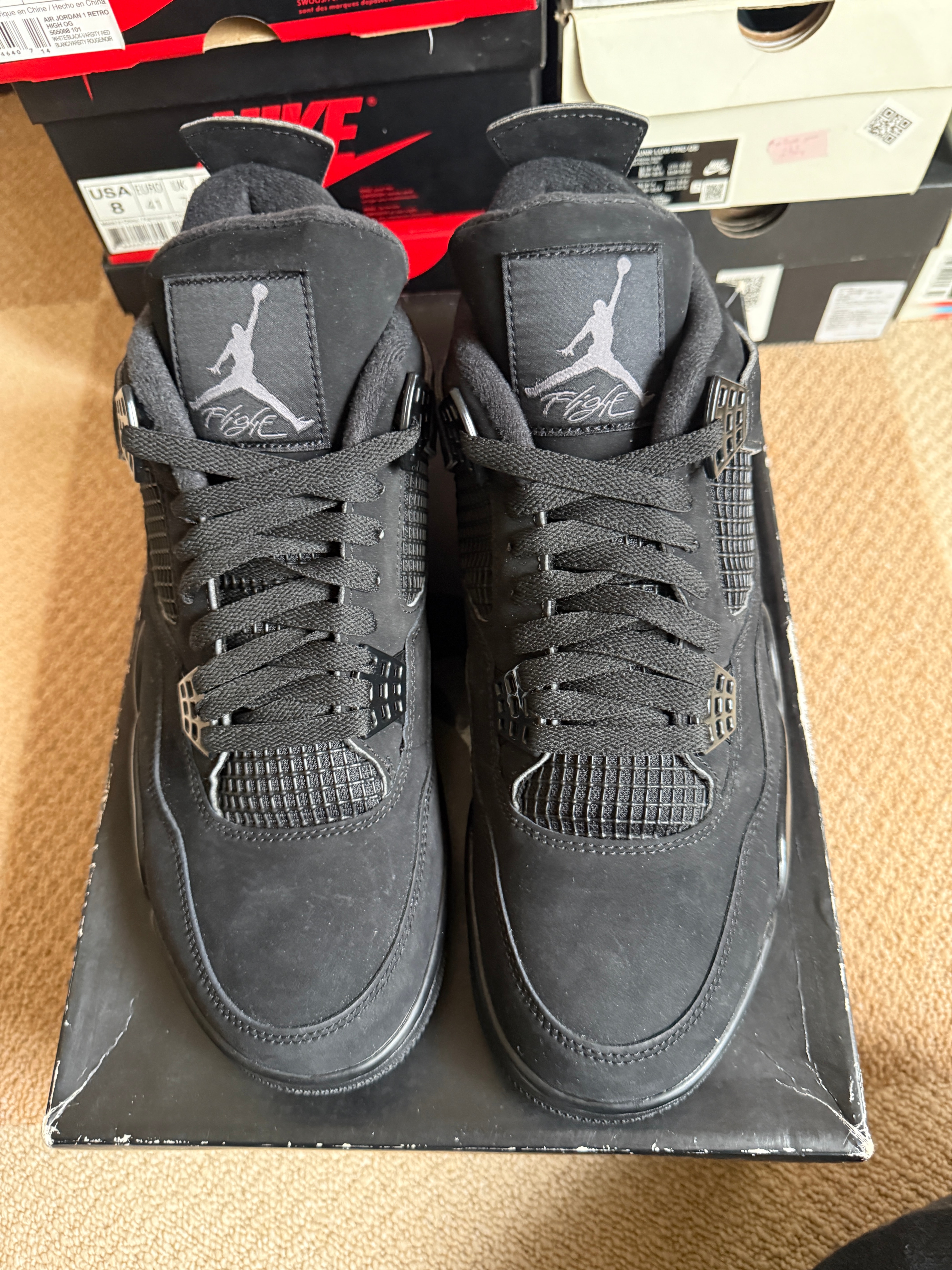 ナイキ ジョーダン4 "ブラックキャット"