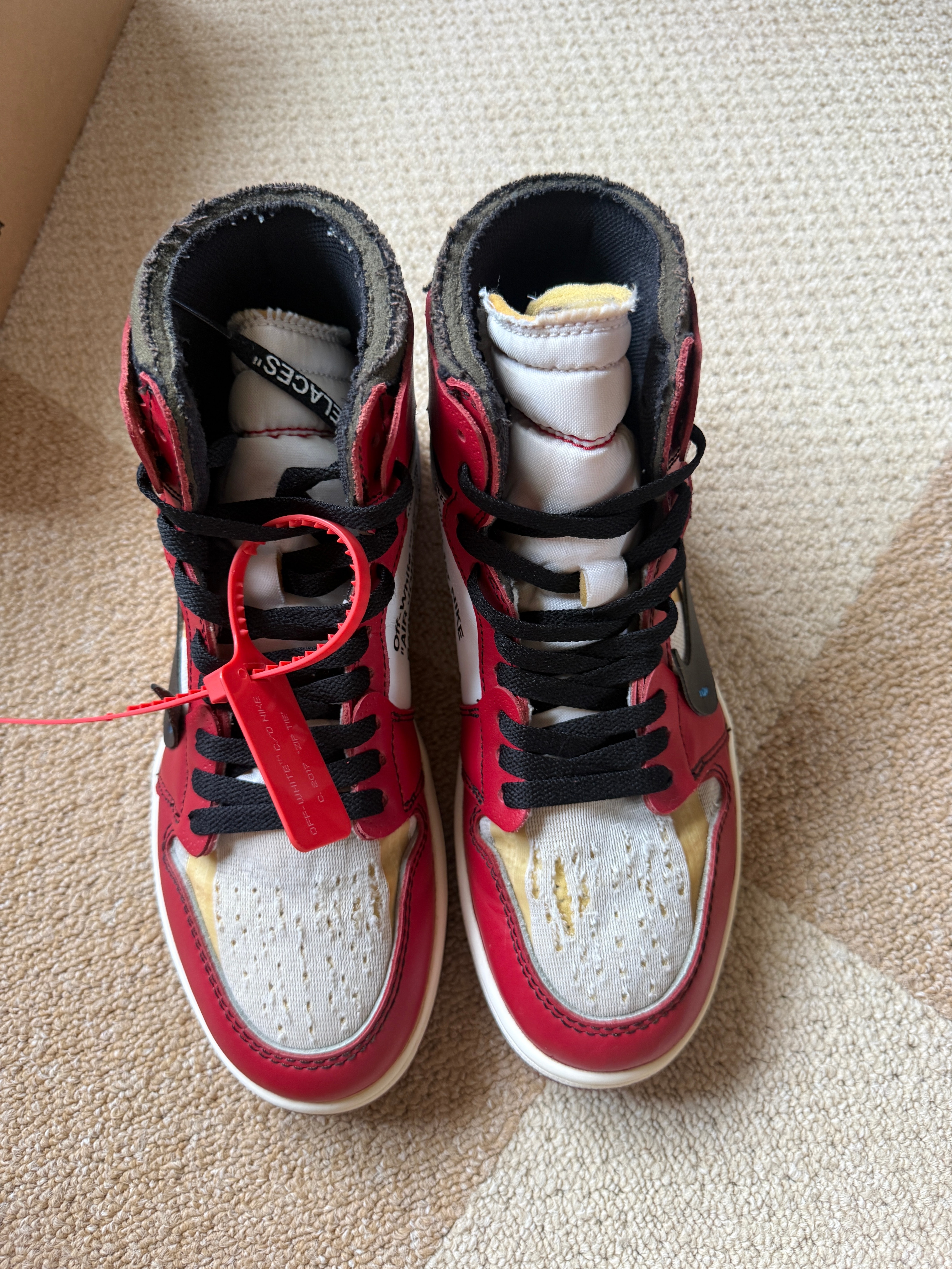 Off-White × Nike Air Jordan 1 Retro High The Ten "Chicago"