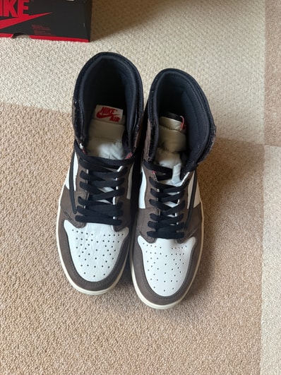 Travis Scott × Nike Air Jordan 1 Retro High OG TS SP "Sail/Dark Mocha"