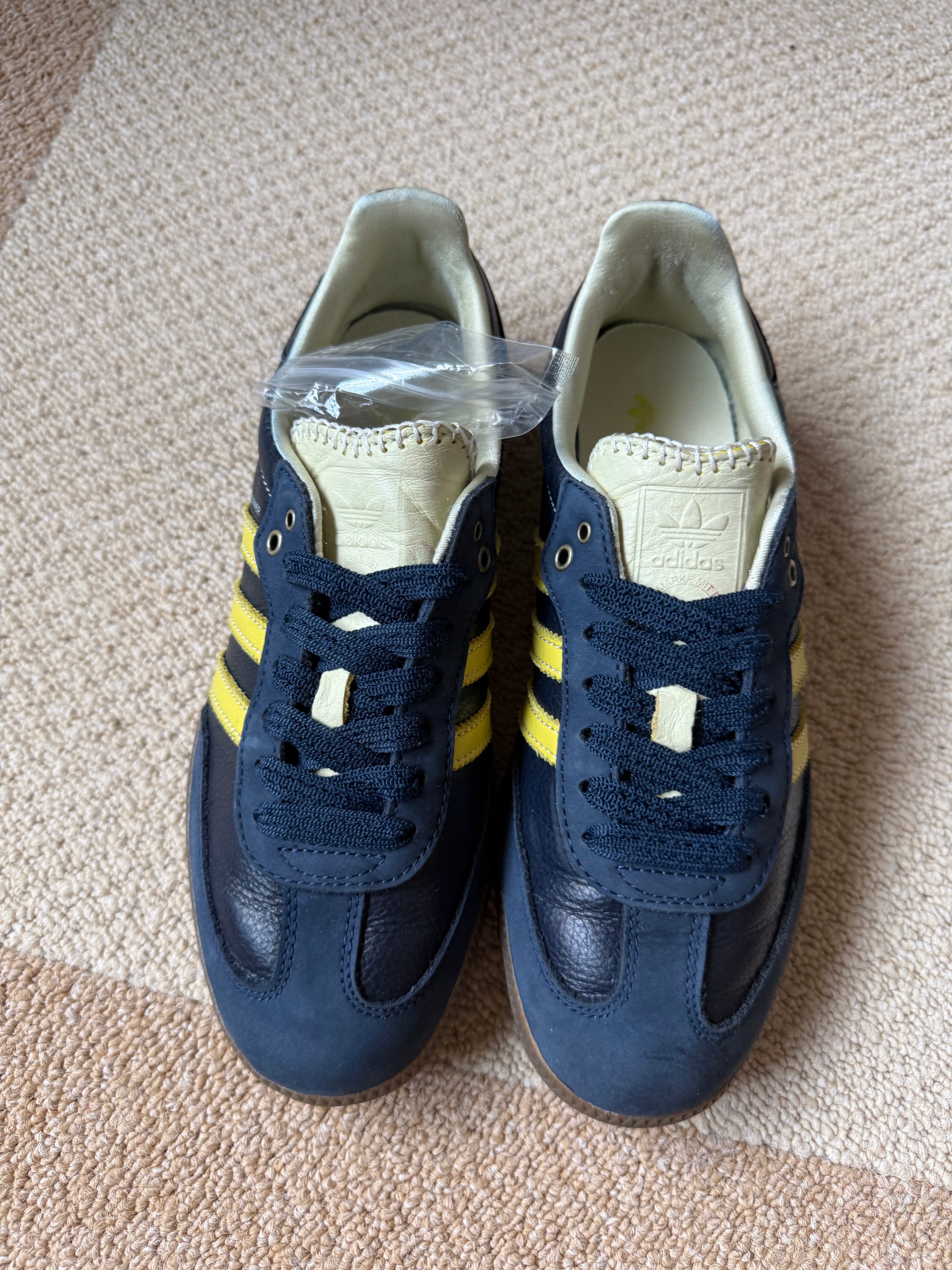 Wales Bonner × adidas Samba "Collegiate Navy/Cream White/Yellow"