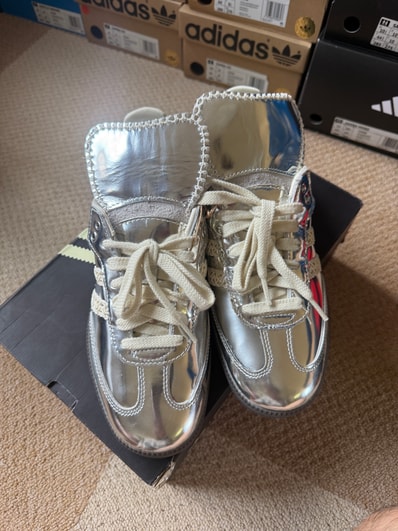 Wales Bonner × adidas Samba "Silver"