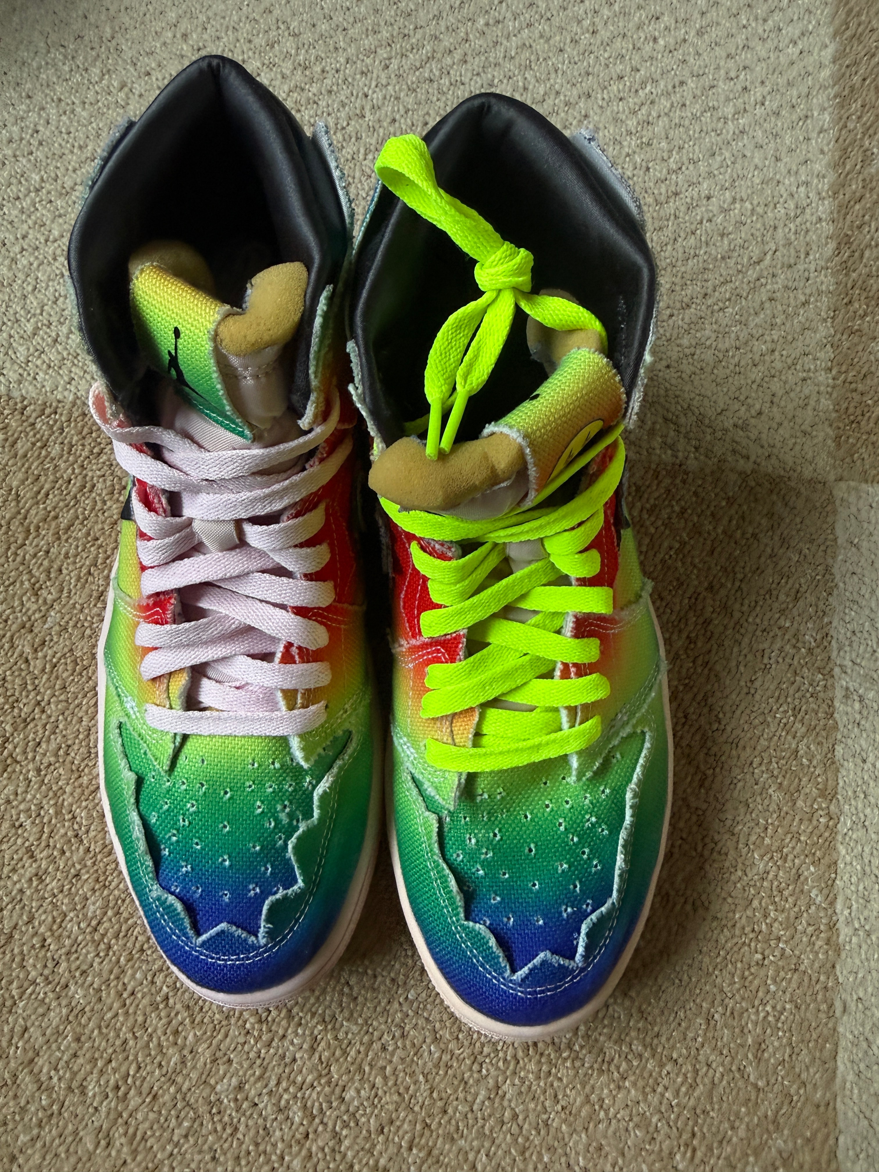 J Balvin × Nike Air Jordan 1 High OG "Rainbow"