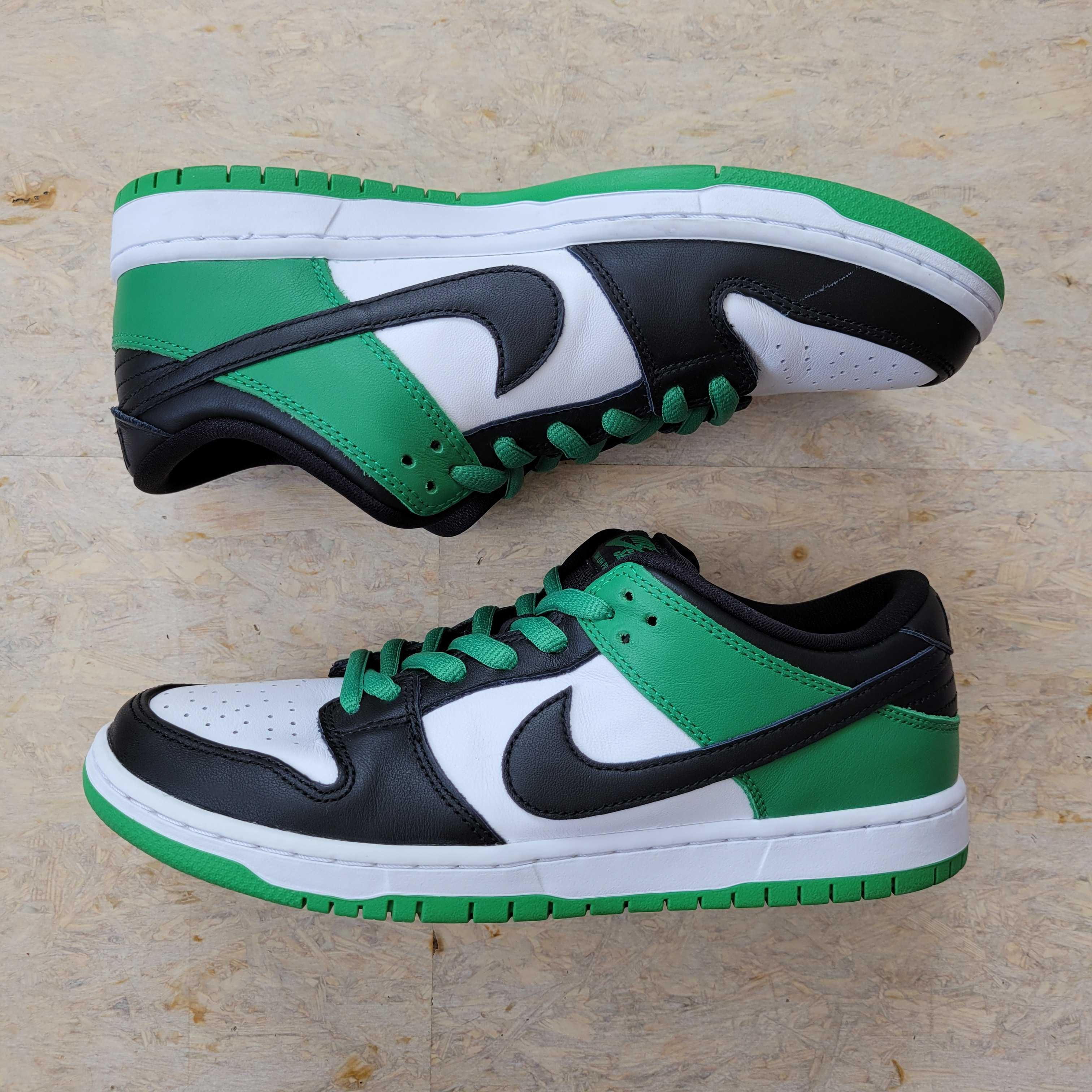 Nike SB Dunk Low Pro "Black and Classic Green"