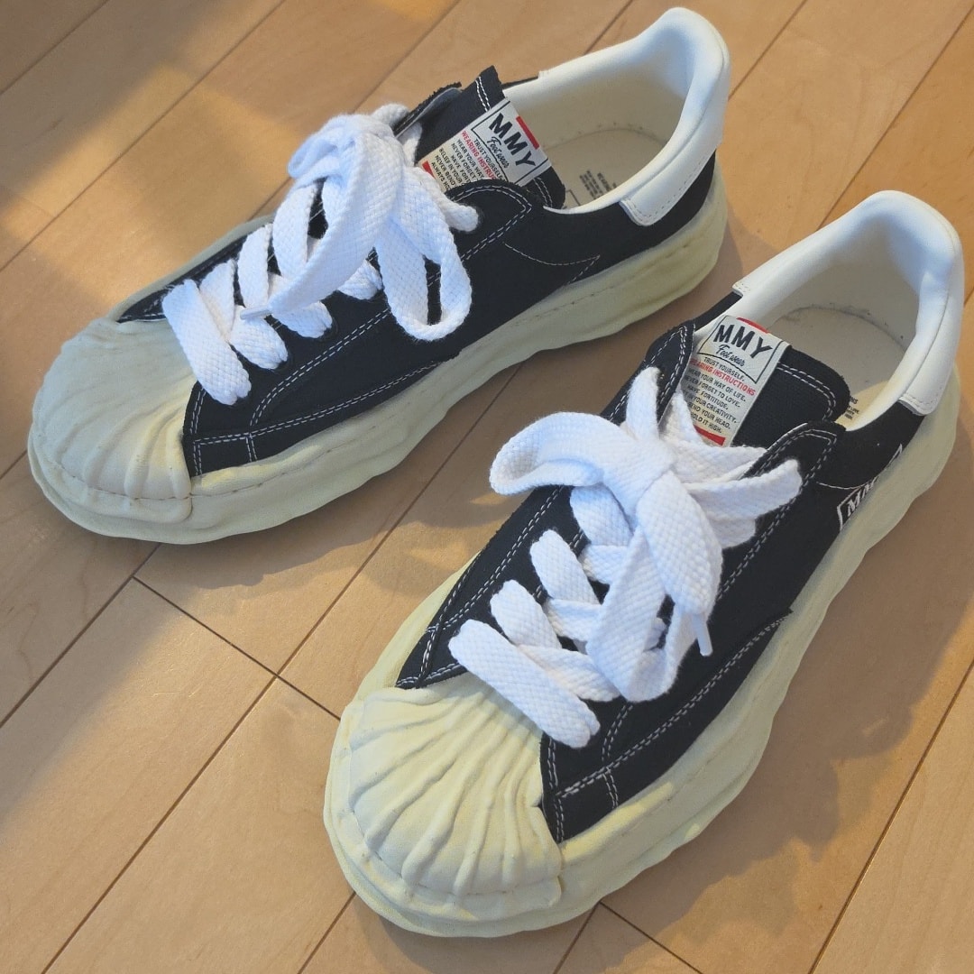 Maison MIHARA YASUHIRO BLAKEY VL OG Sole Canvas Low-top Sneaker "Black"