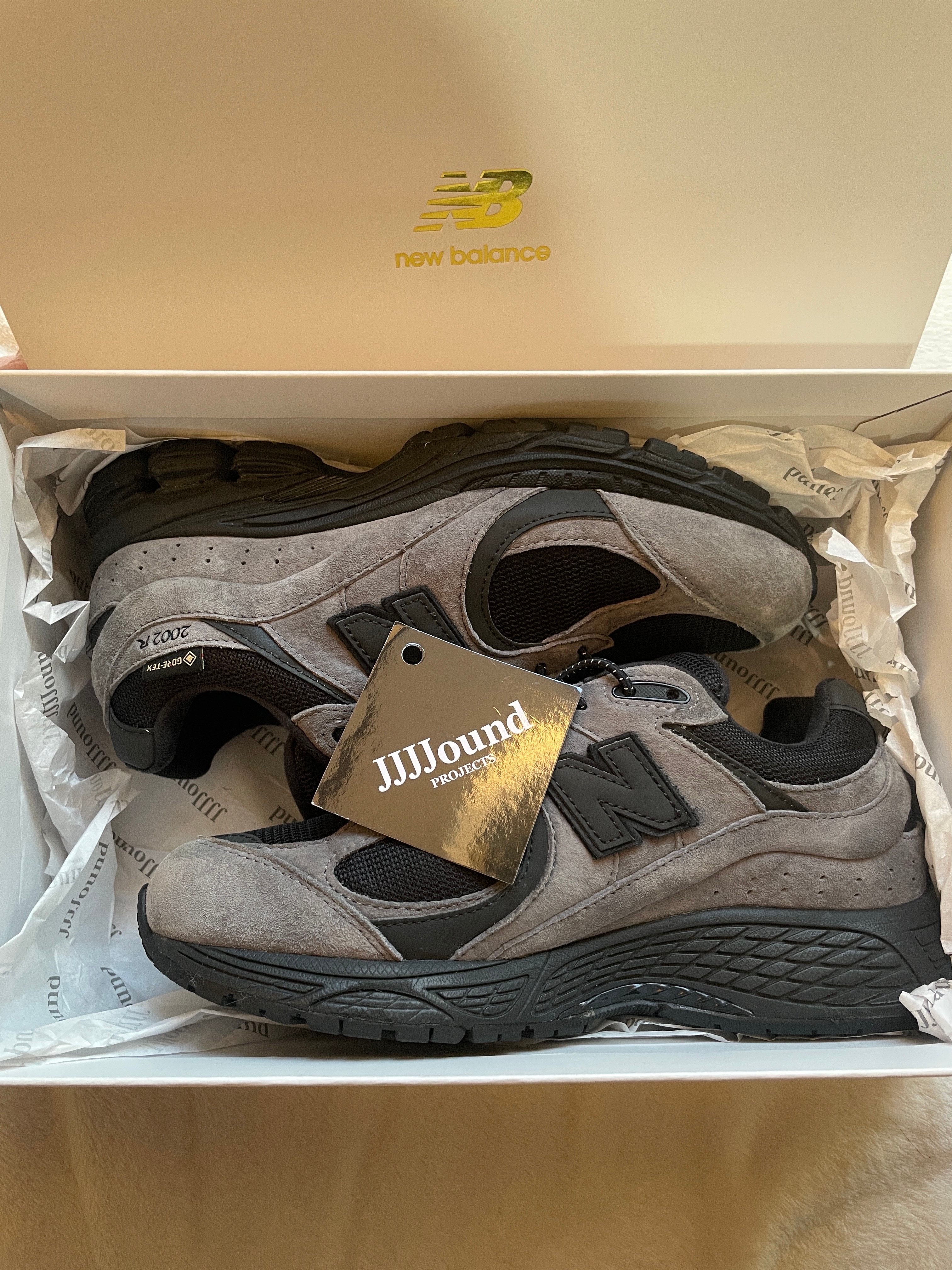 JJJJound × New Balance 2002R GORE-TEX "Charcoal" M2002RXZ