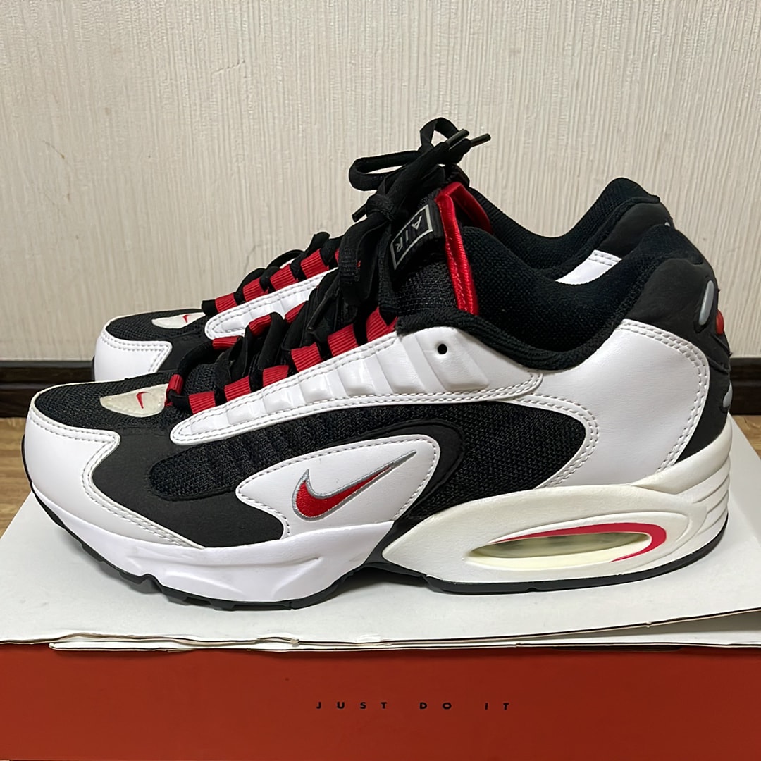 ナイキ エアマックス トライアックス96 "ホワイト/ユニバーシティレッド/ブラック/メタリックシルバー"