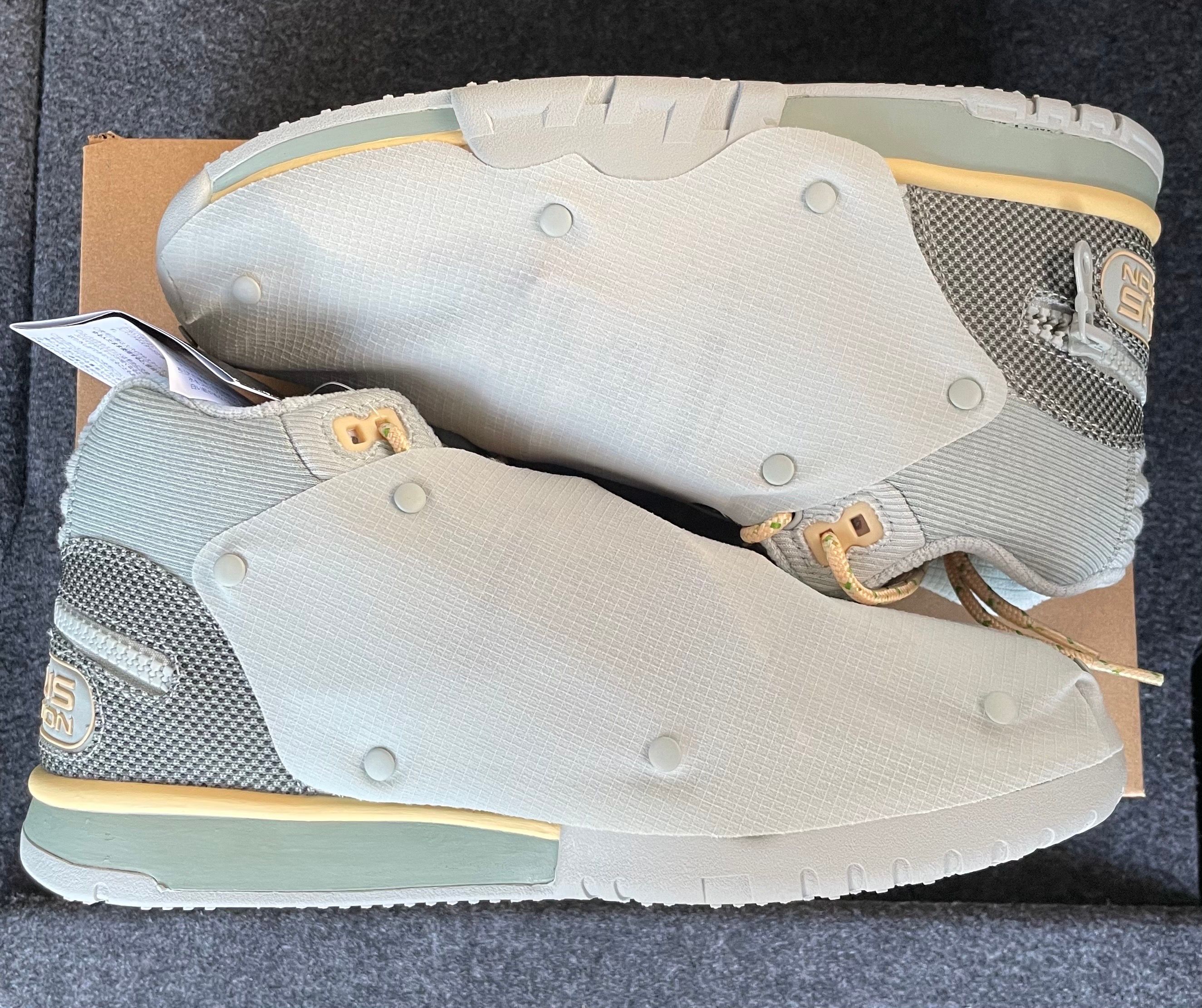 Travis Scott × Nike Air Trainer 1 SP "Grey Haze and Dusty Sage"