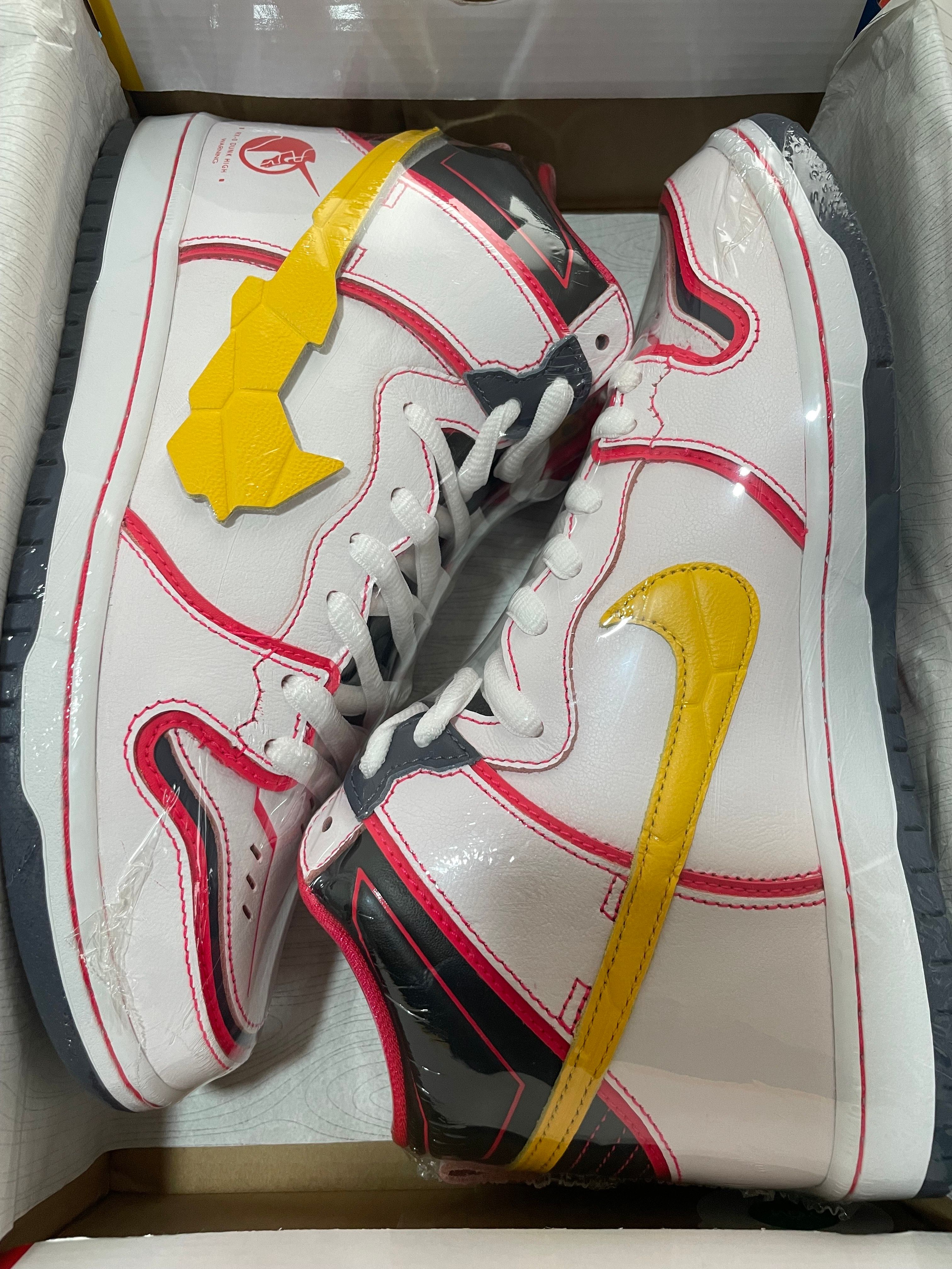 Gundam Unicorn × Nike SB Dunk High PRO QS "UNICORN"