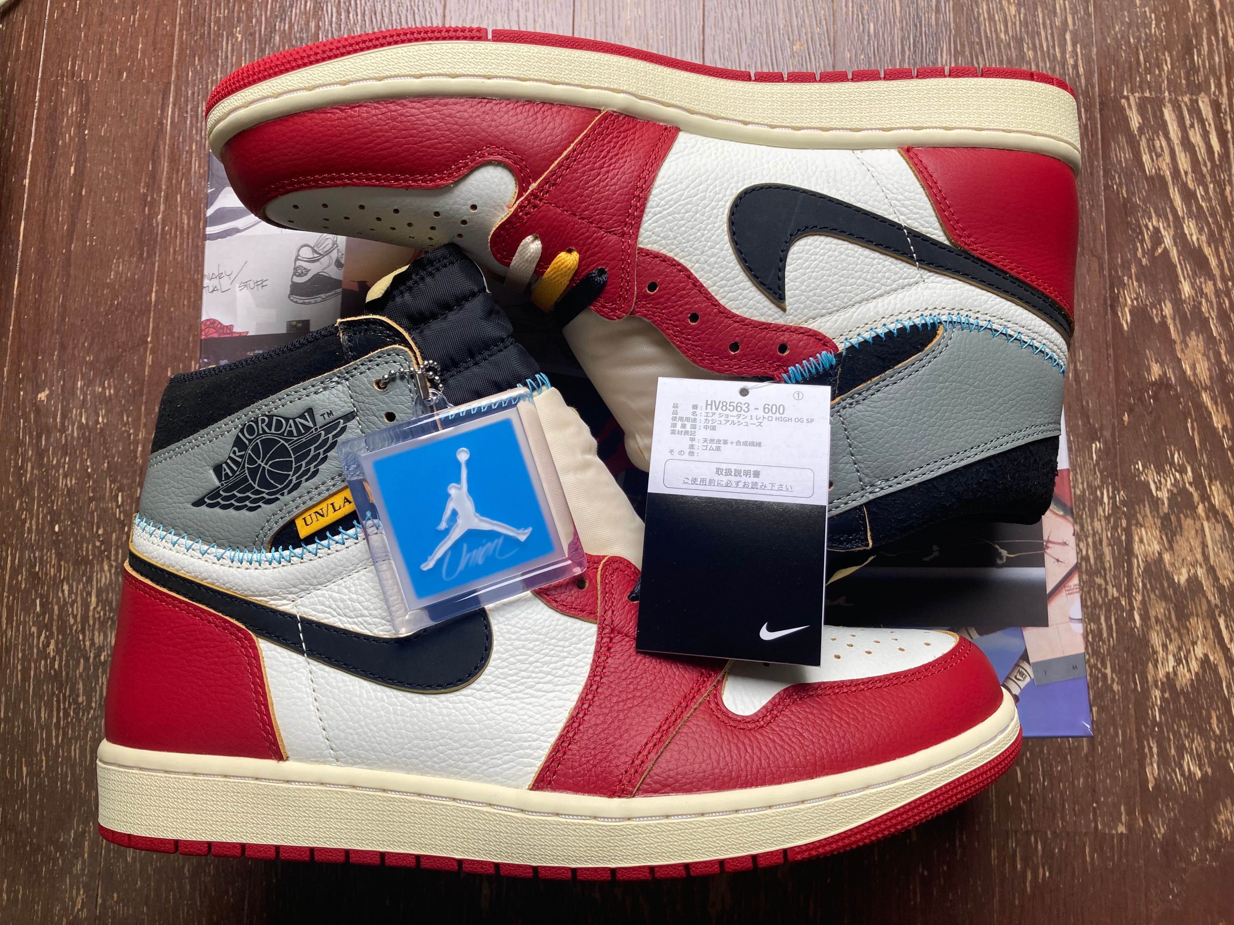 UNION × Nike Air Jordan 1 Retro High OG "Chicago/Shadow"