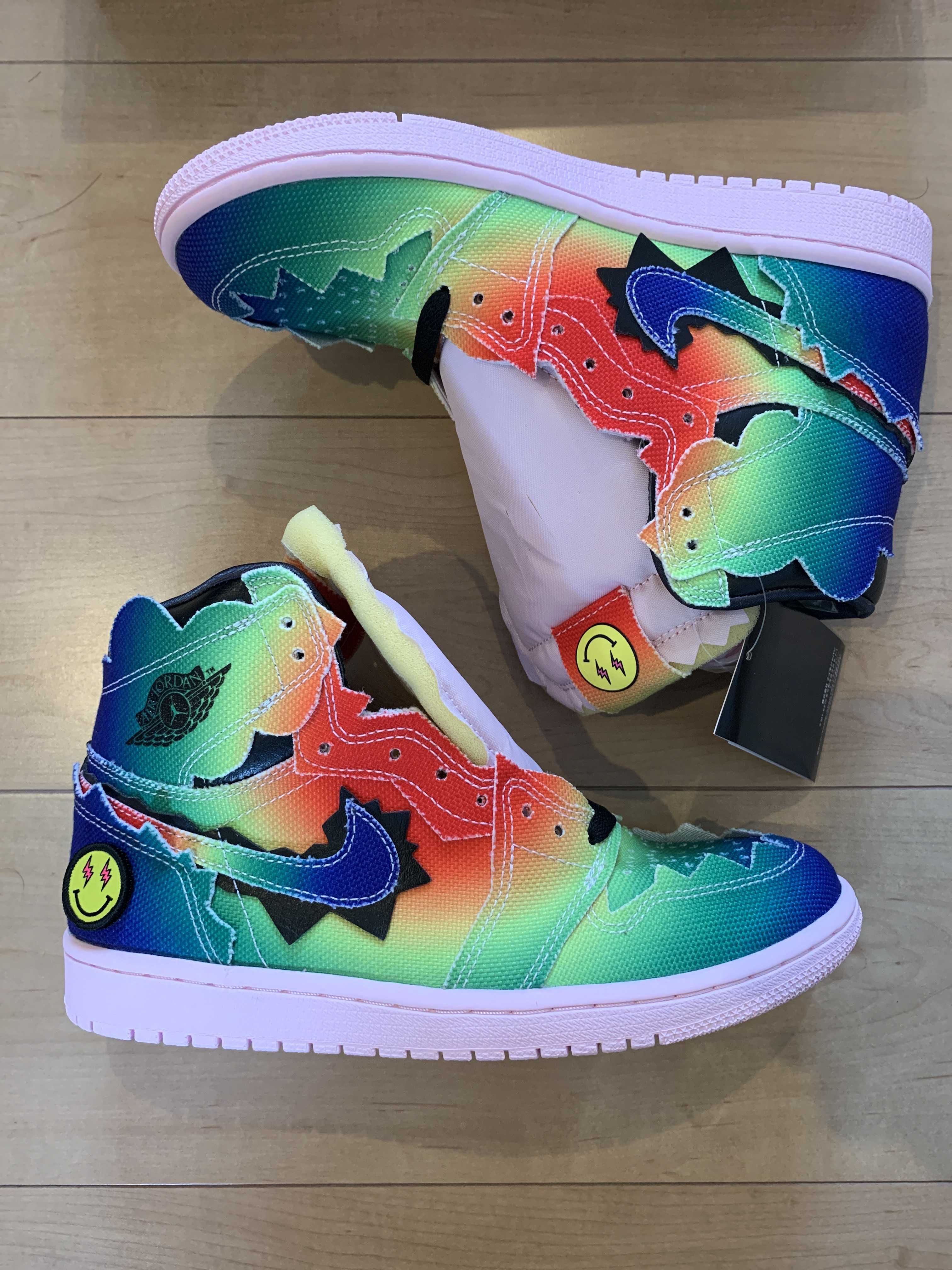 J Balvin × Nike Air Jordan 1 High OG "Rainbow"