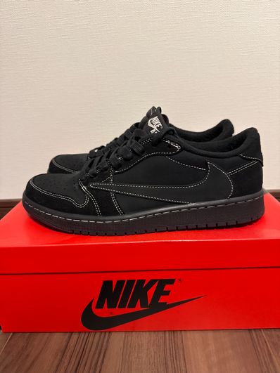 Travis Scott × Nike Air Jordan 1 Low OG SP "Black Phantom"