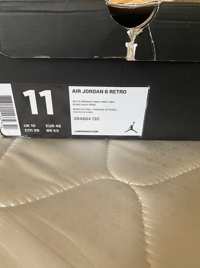 NIKE AIR JORDAN 6 RETRO "OLYMPIC LONDON" (2012)