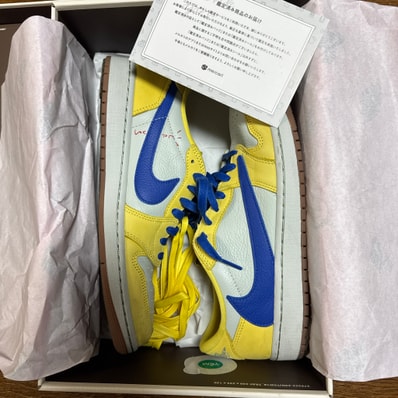 Travis Scott × Nike Women's Air Jordan 1 Retro Low OG "Canary"