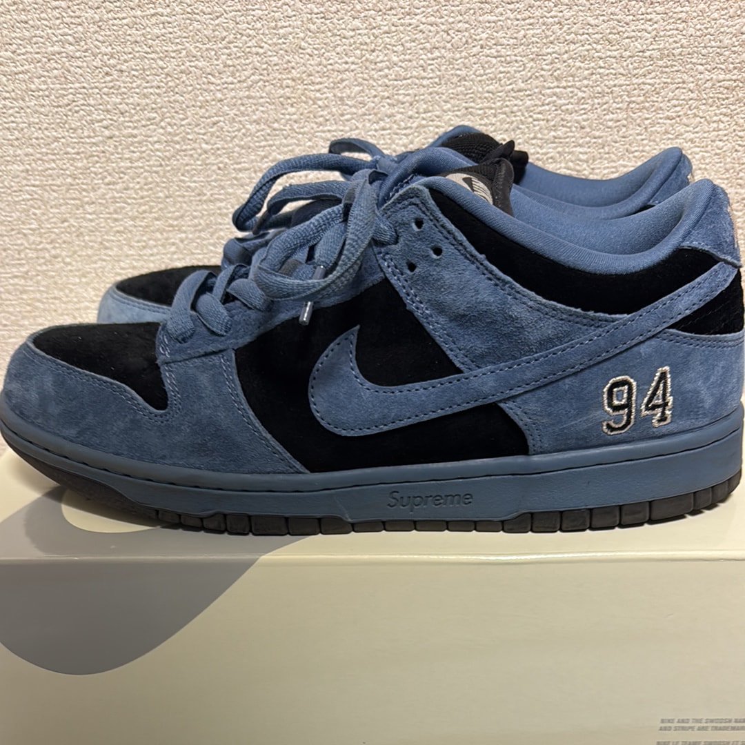 Supreme × Nike SB Dunk Low "Ocean Fog" (North America Exclusive) (25FW Week2)
