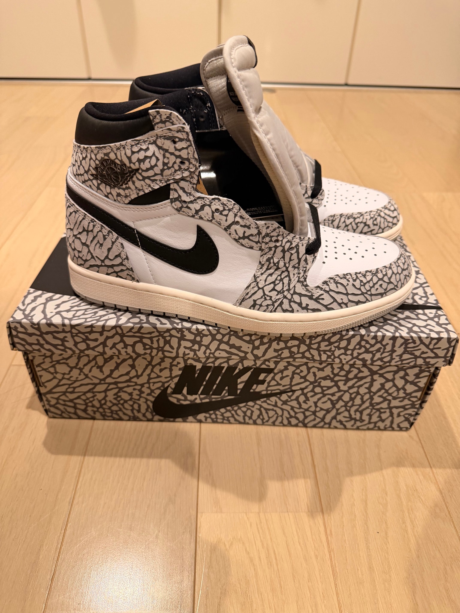 Nike Air Jordan 1 High OG "White Cement/Safari"