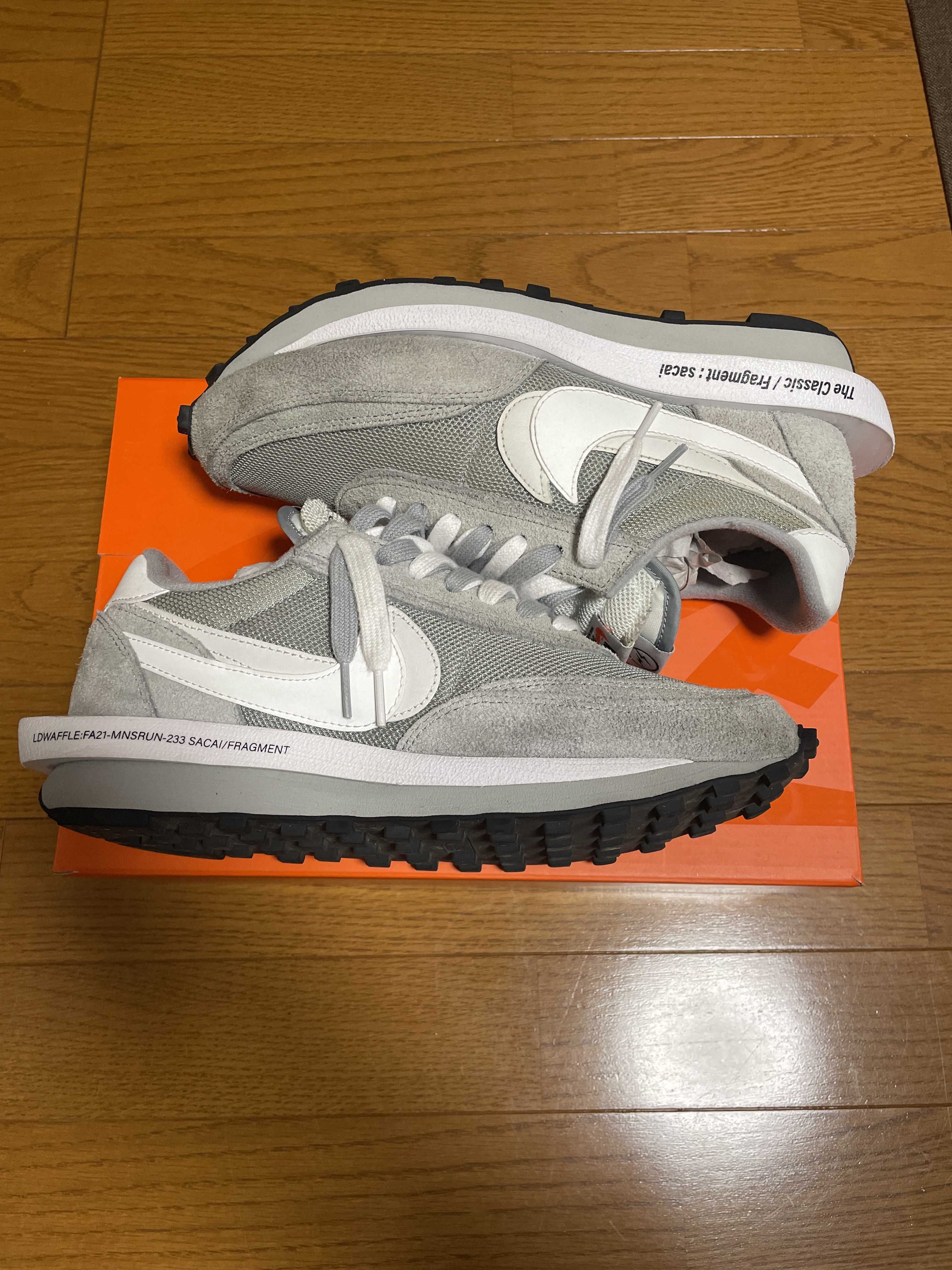 Fragment × sacai × Nike LD Waffle "Light Smoke Grey"