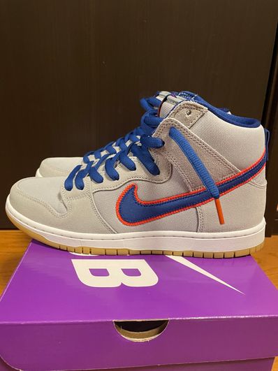 Nike SB Dunk High "Rush Blue and Team Orange/New York Mets"