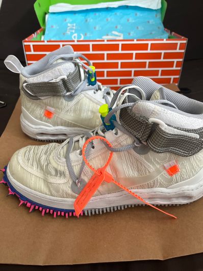 Off-White × Nike Air Force 1 Mid "White"