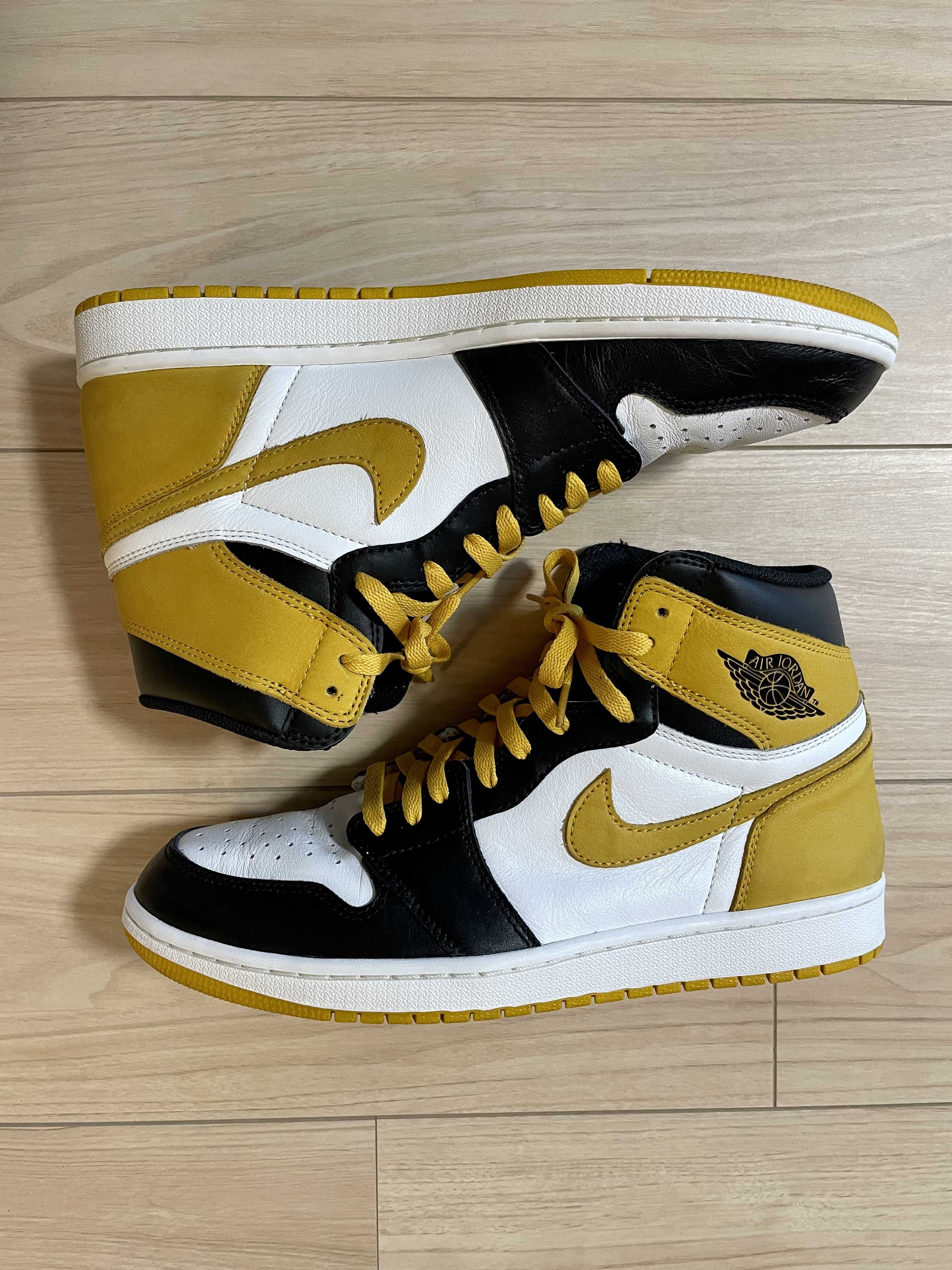 Nike Air Jordan 1 Retro High OG "Black Toe/Yellow Ochre"