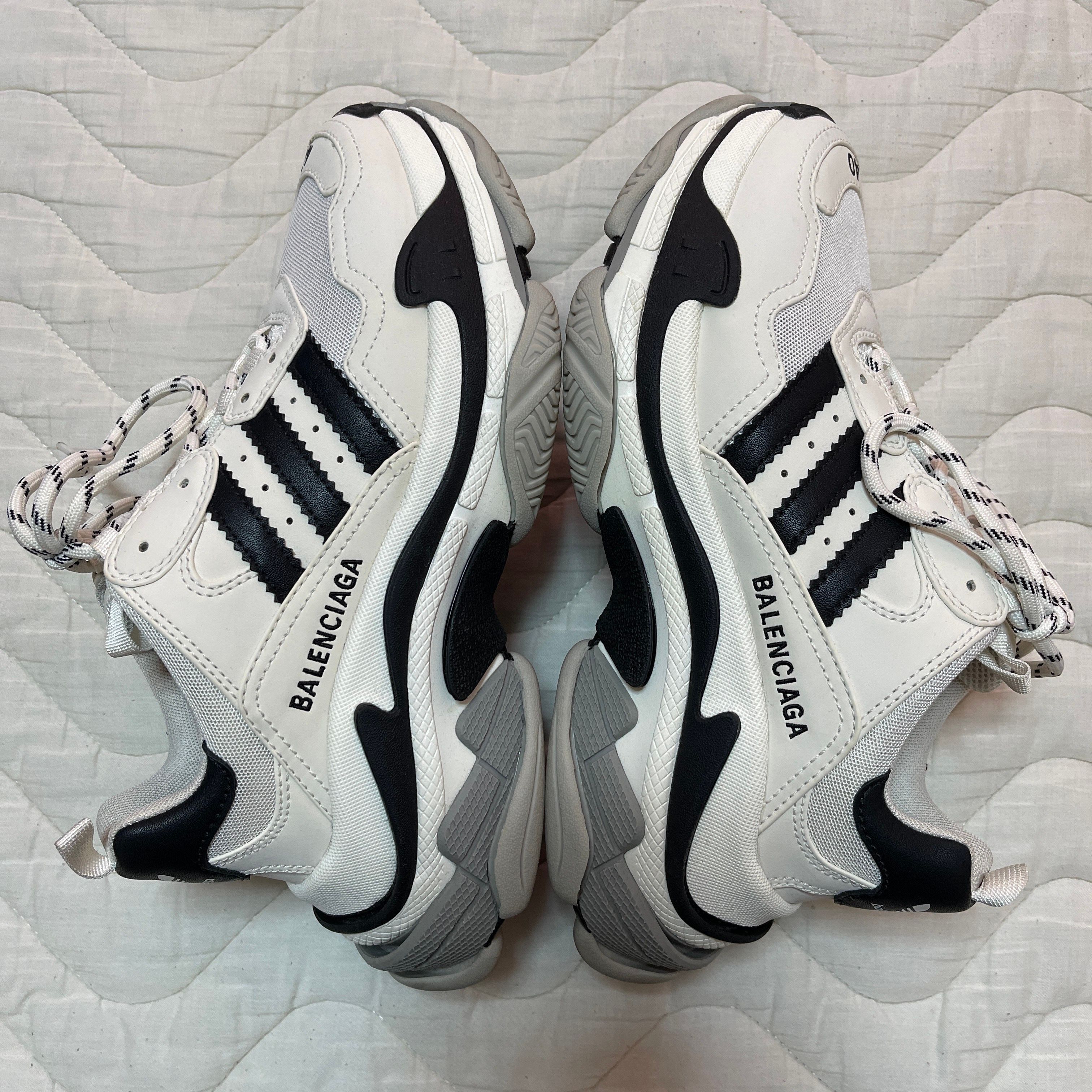 adidas × BALENCIAGA Triple S "White"