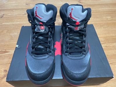 Air Jordan 5 Satin "Bred"