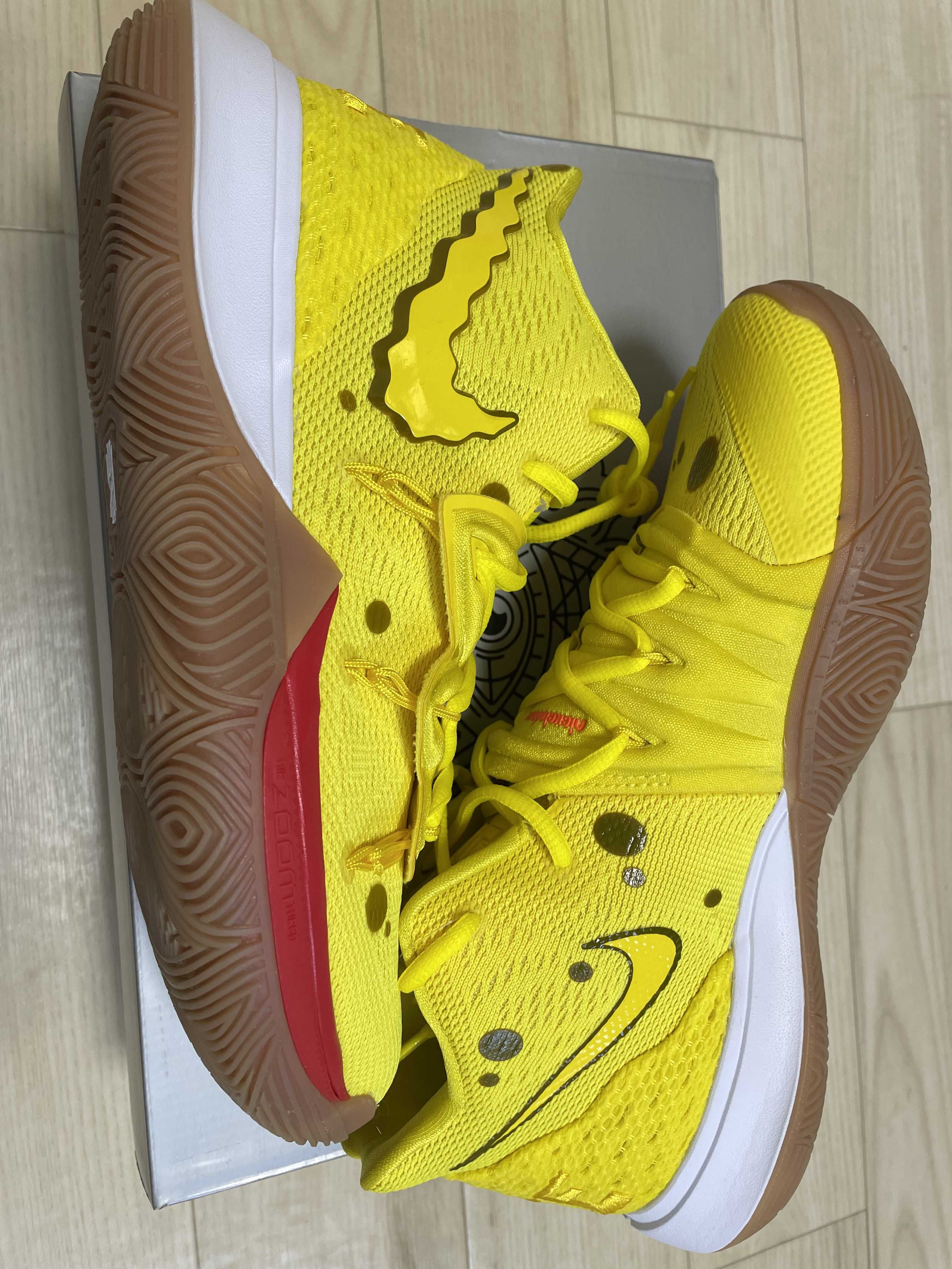 Spongebob Squarepants × Nike Kyrie 5 "Opti Yellow"
