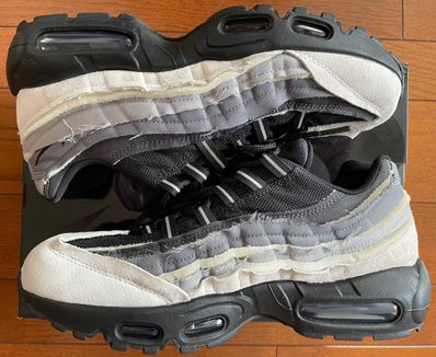 COMME des GARCONS × Nike Air Max 95 "Charcoal"