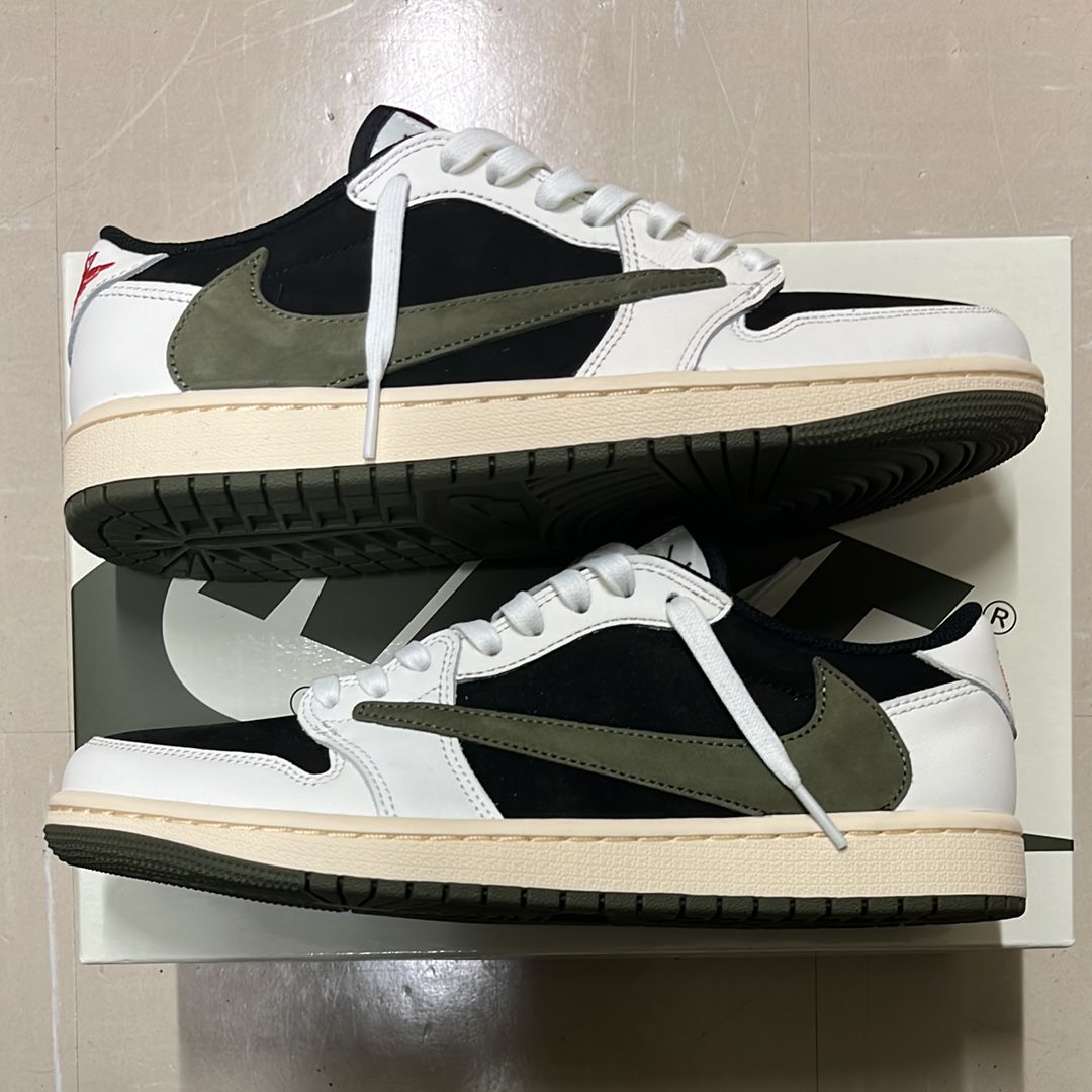 Travis Scott × Nike Women's Air Jordan 1 Low OG "Medium Olive"