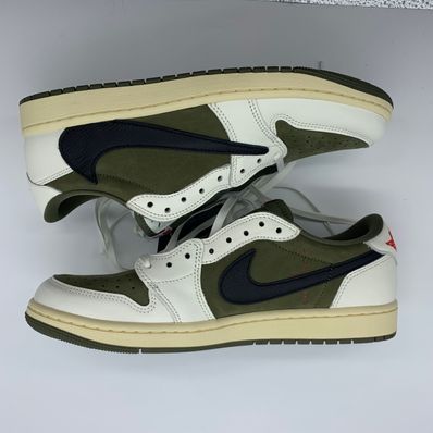 Travis Scott × Nike Air Jordan 1 Low OG SP "Reverse Olive"