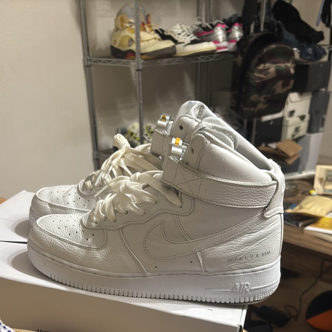 1017 ALYX 9SM × Nike Air Force 1 High "White" (2020)
