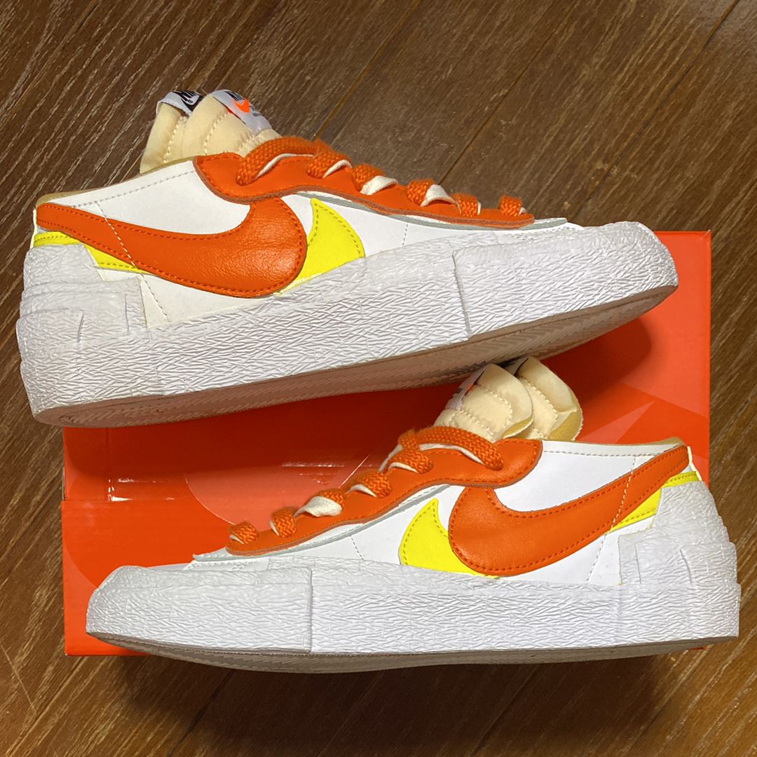 SACAI × NIKE BLAZER LOW "MAGMA ORANGE"