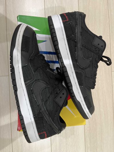 Wasted Youth × Nike SB Dunk Low "Black Denim" / VERDY