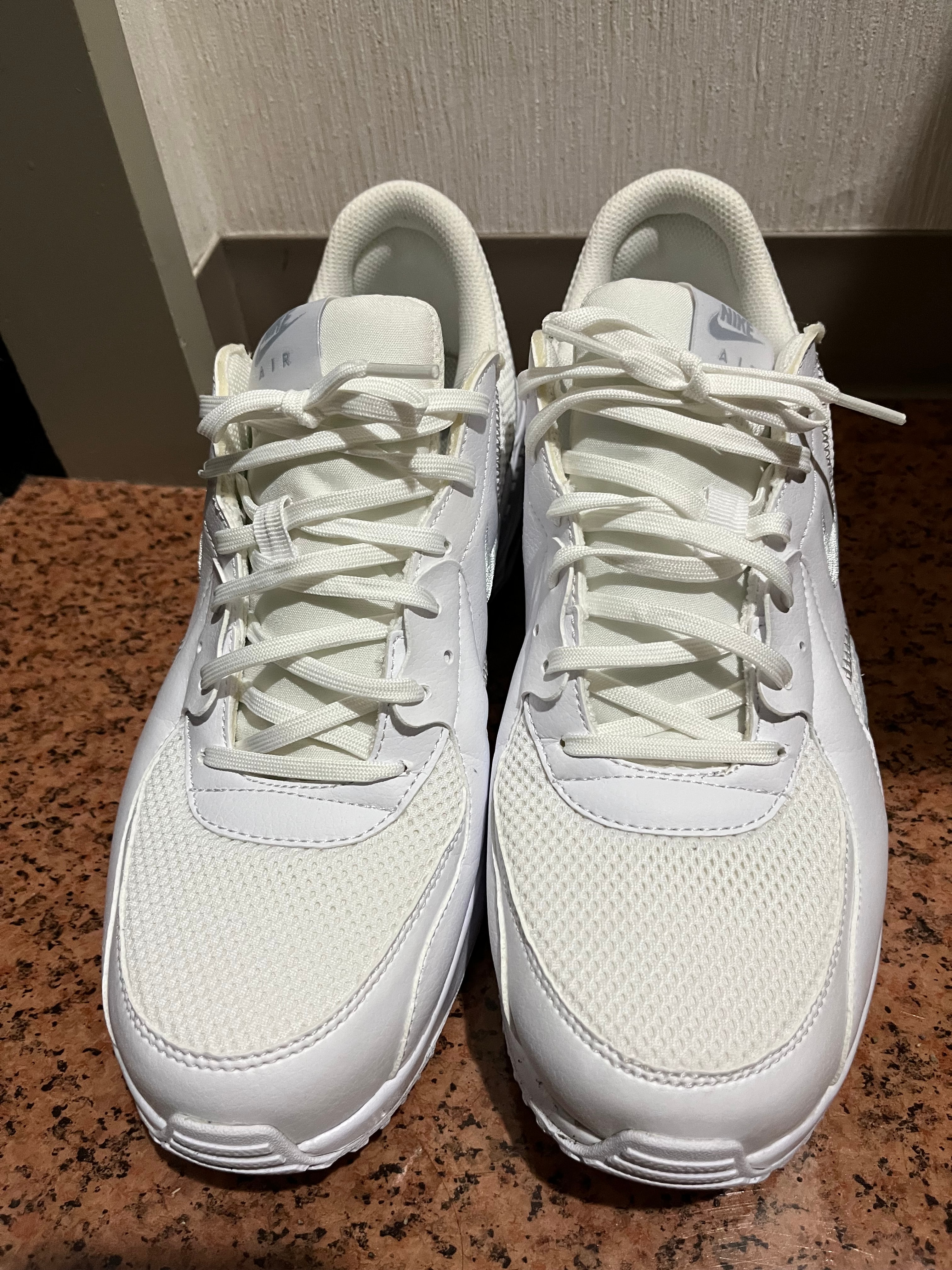 ナイキ ウィメンズ エアマックス エクシー "ホワイト/メタリックプラチナム"