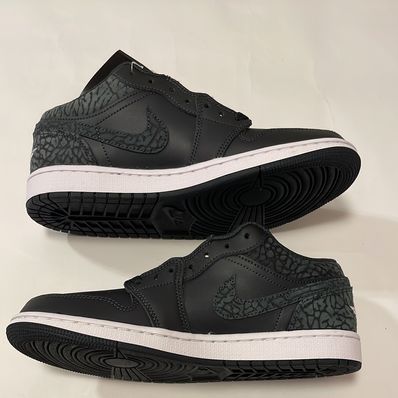 Nike Air Jordan 1 Low "Black Elephant/Safari"